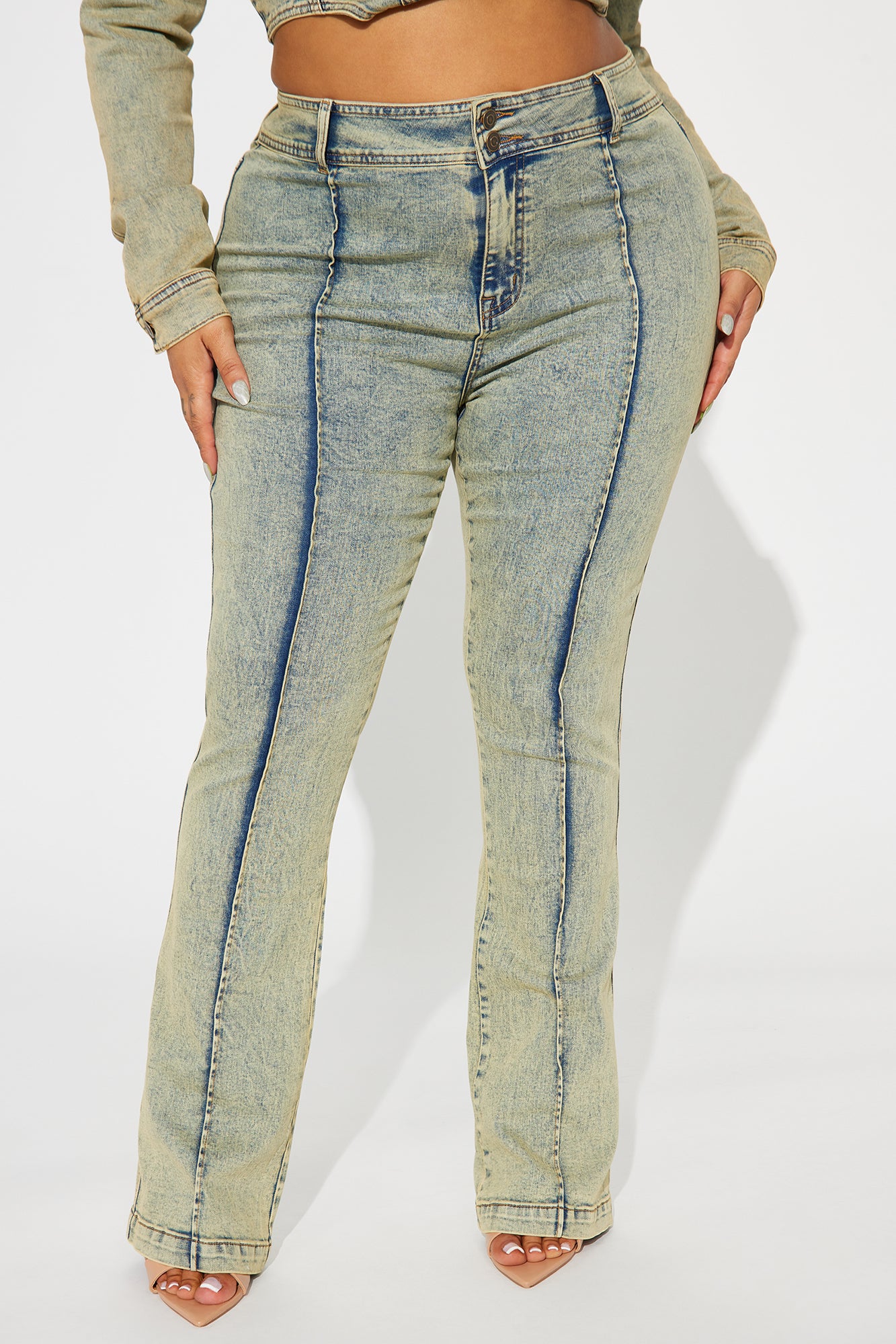 Vittoria Tinted Stretch Skinny Jeans - Light Wash - Image 4