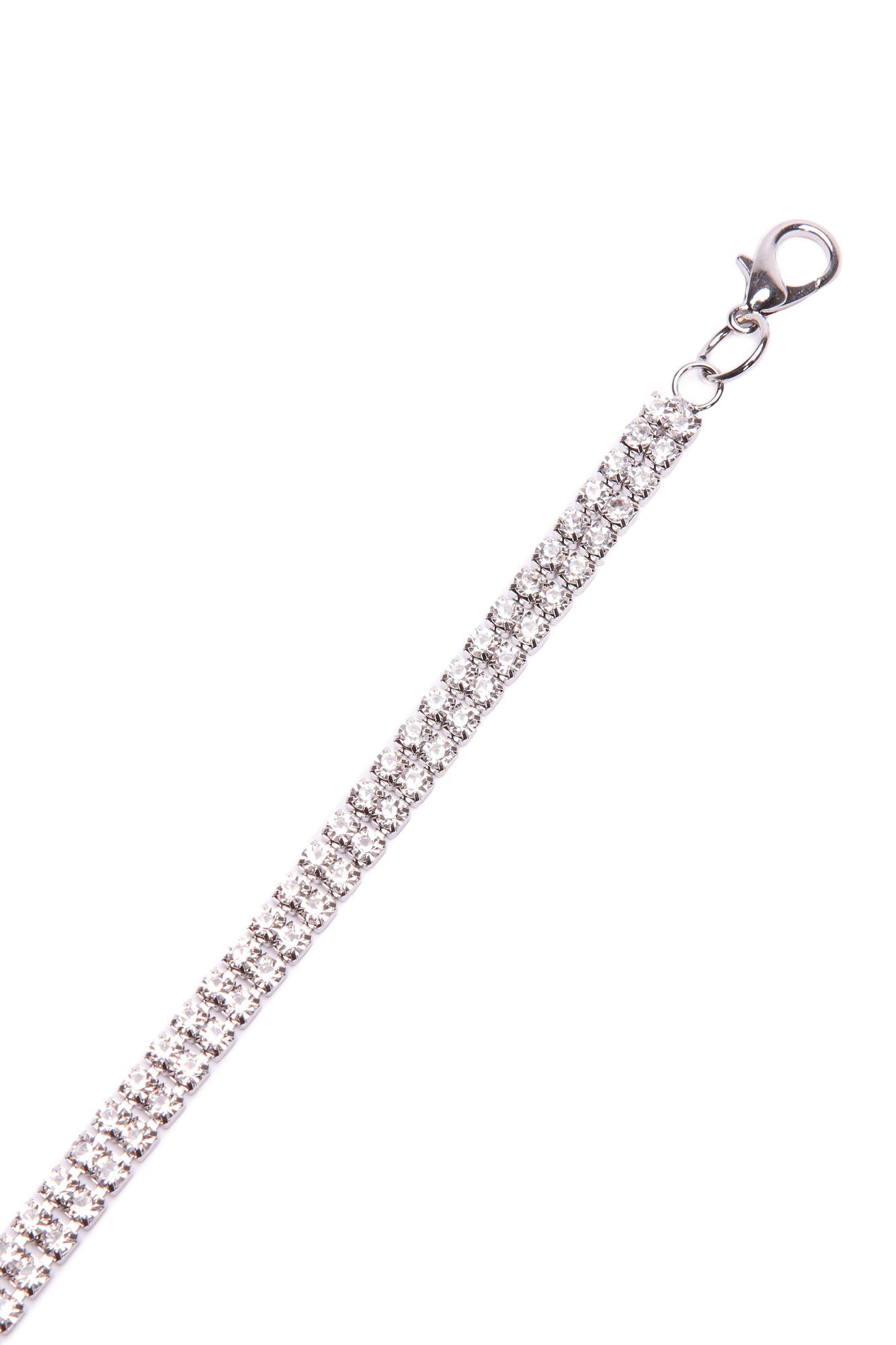 Wrap Me Up Rhinestone Belt - Silver - Image 3