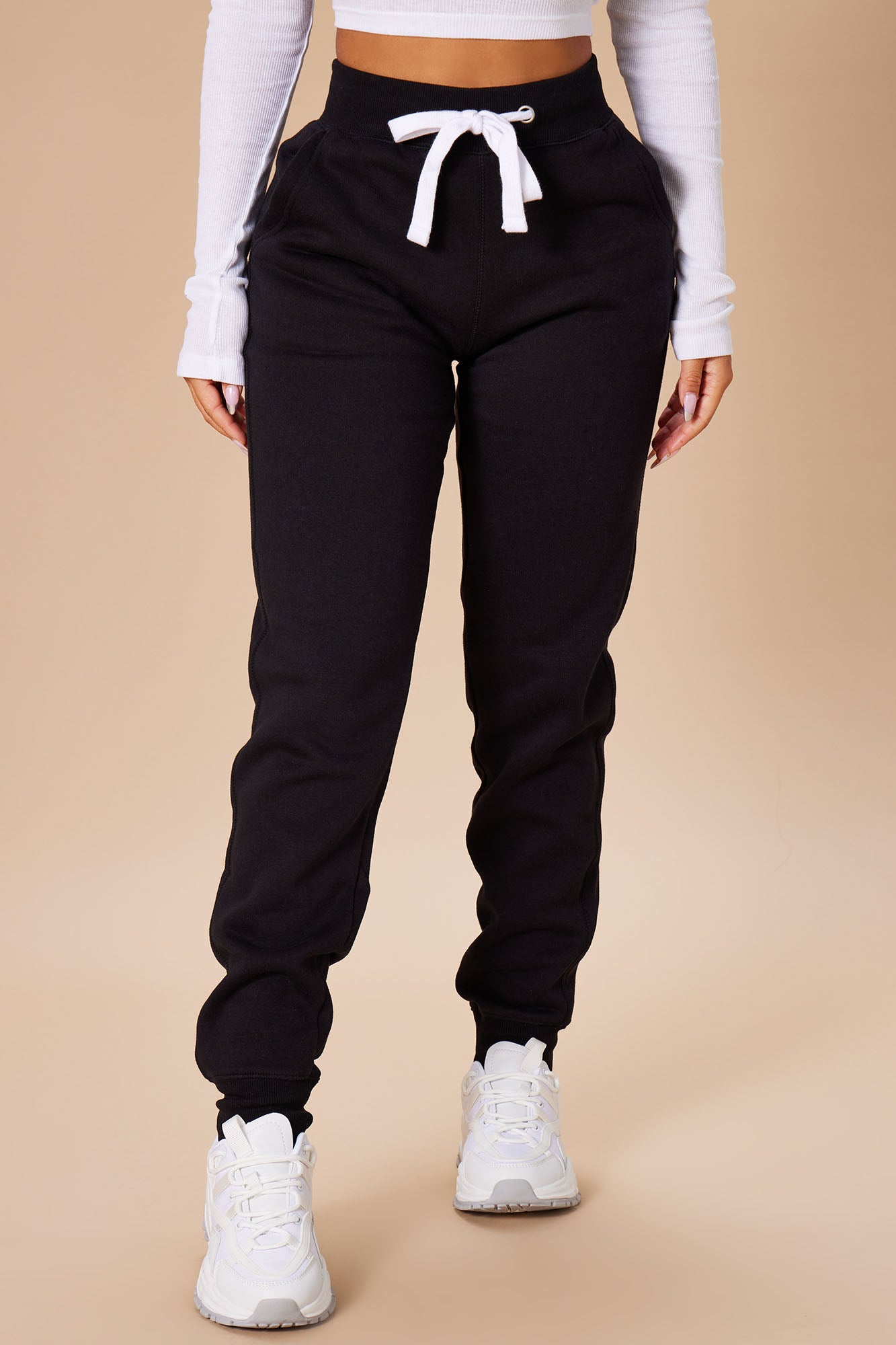 Relaxed Vibe Joggers - Black - Image 3