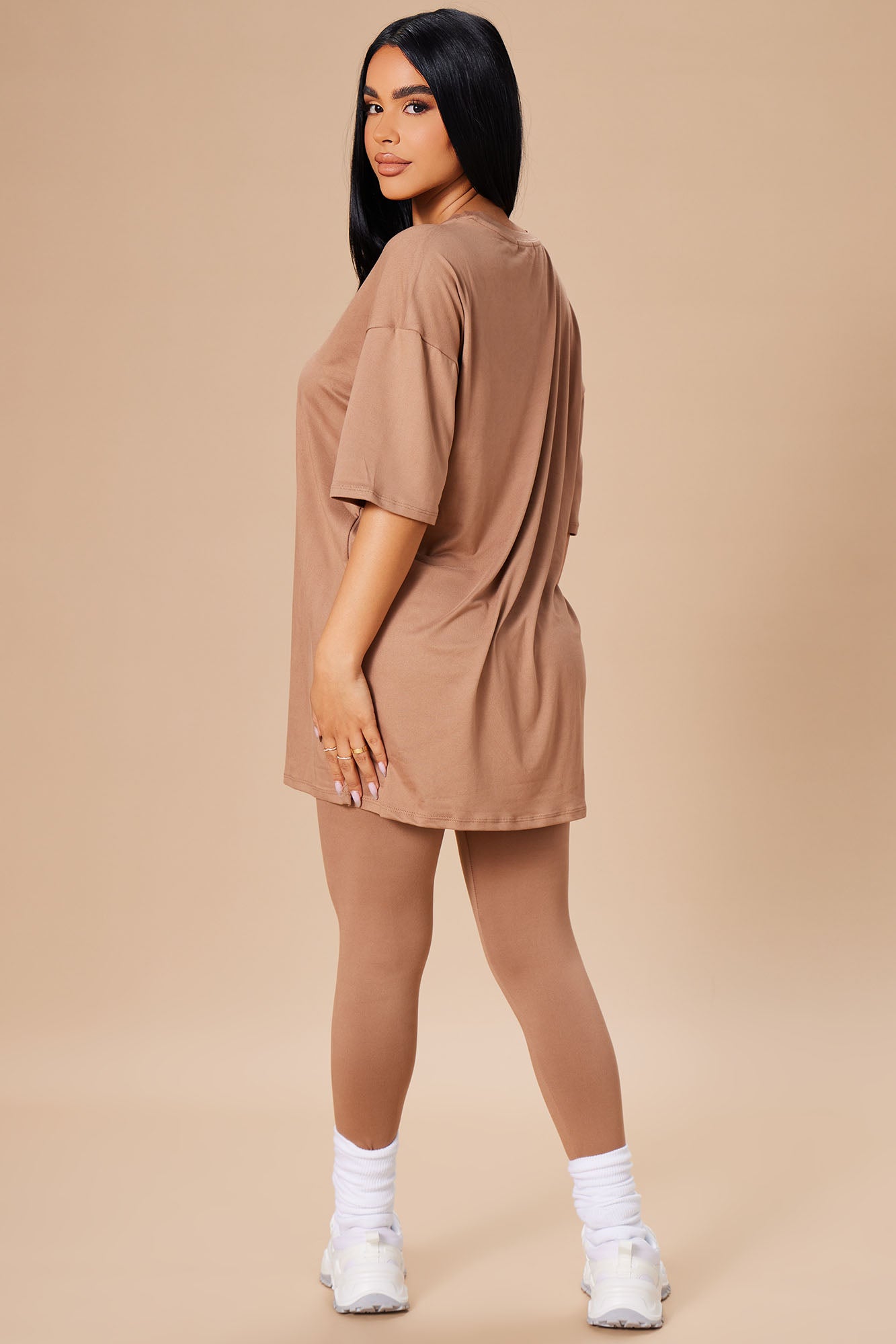 Weekend Vibes Legging Set - Mocha - Image 4