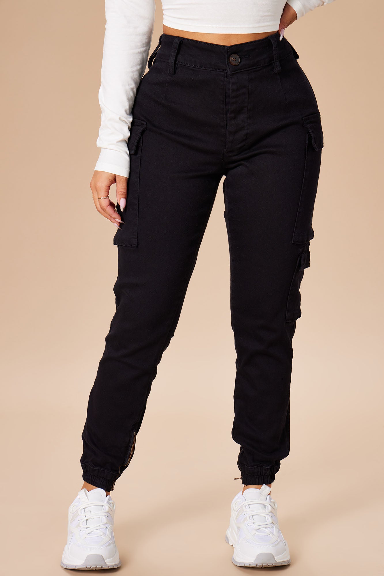 Kalley Cargo Pants - Black - Image 14