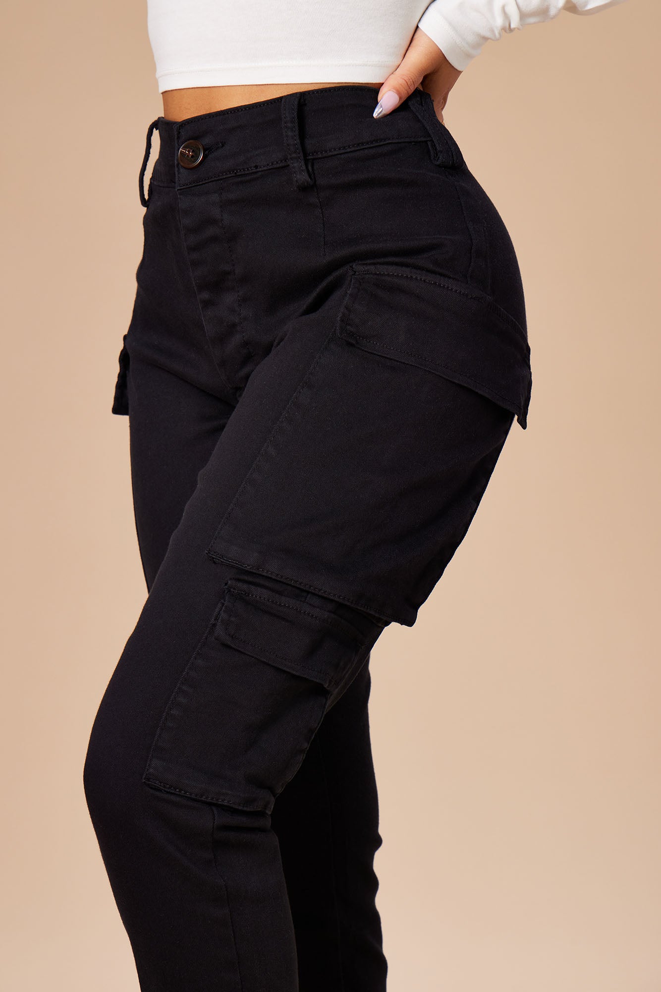 Kalley Cargo Pants - Black - Image 15