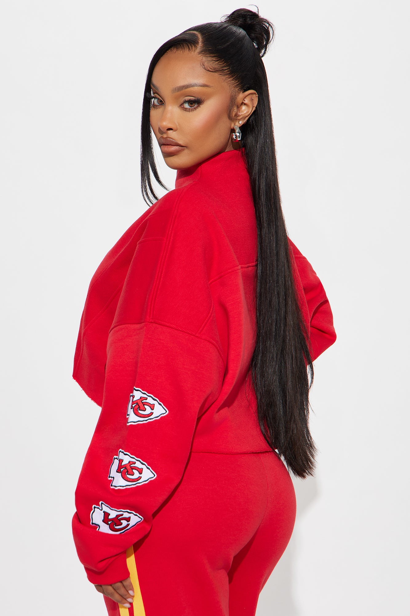 Chiefs Second Half Come-Back Zip Sweatshirt - Red - Image 4