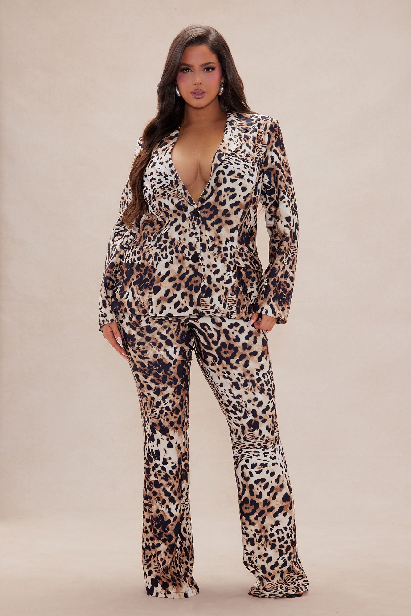 Linette Leopard Suit Set - Leopard - Image 6