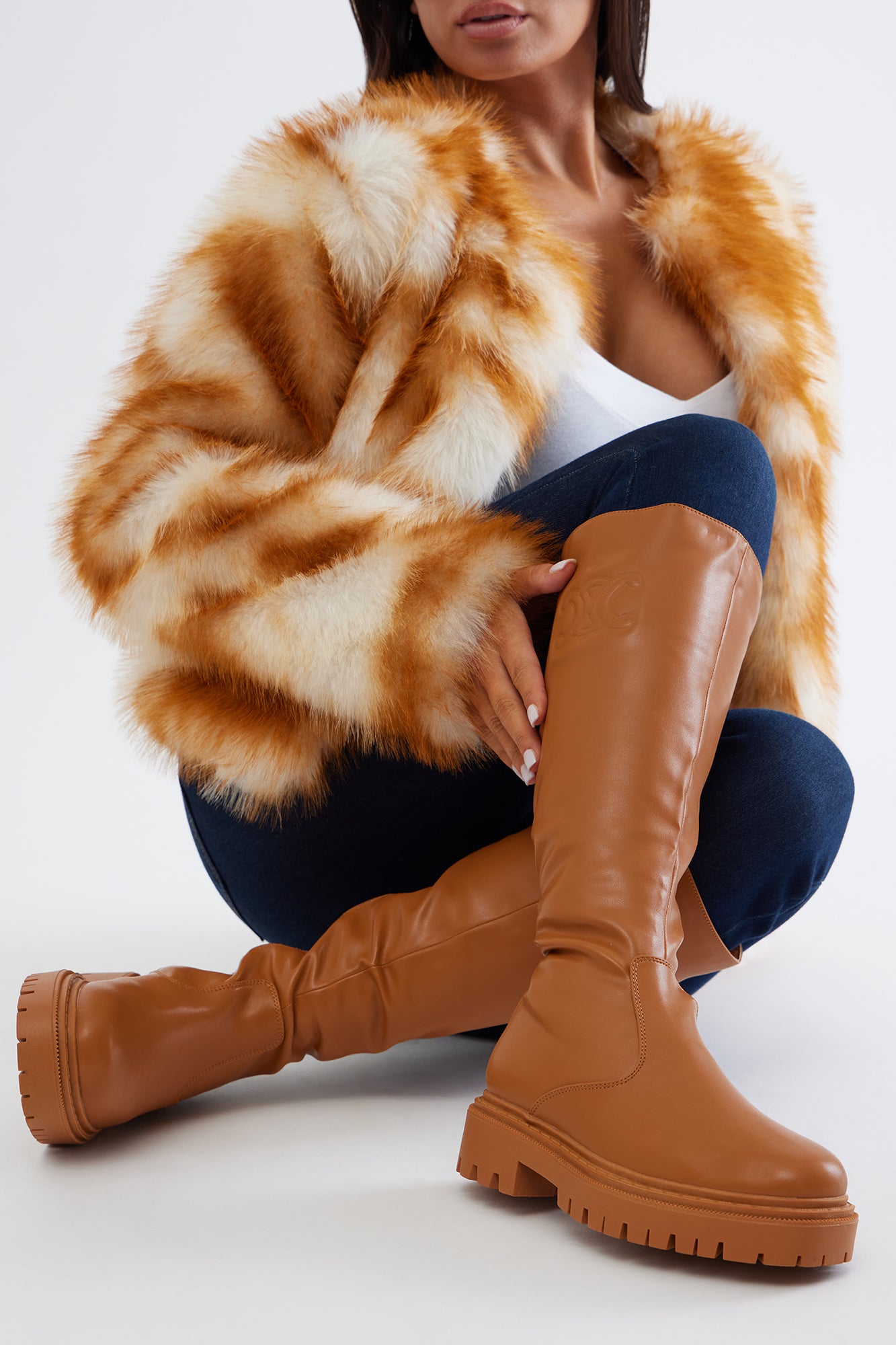 Holland Knee High Boots - Camel - Image 5