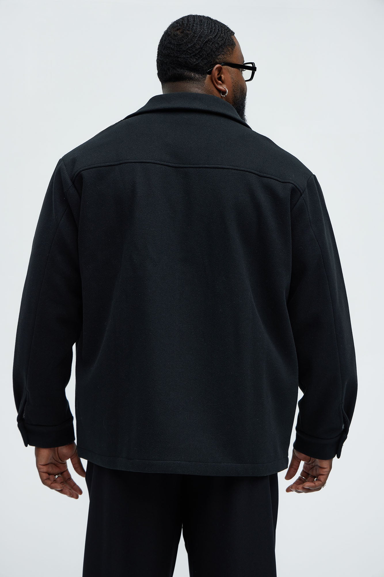 Ballou Pocket Button Up Shirt - Black - Image 8