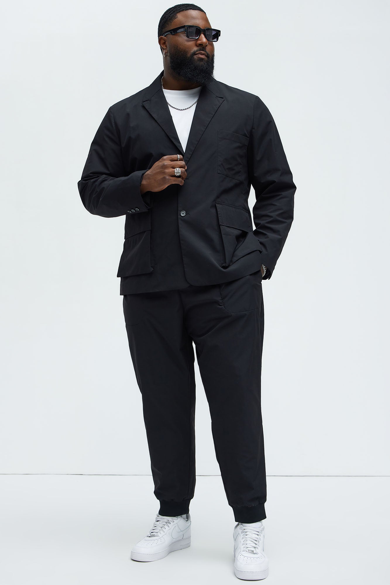 Ansel Tech Train Jogger - Black - Image 7