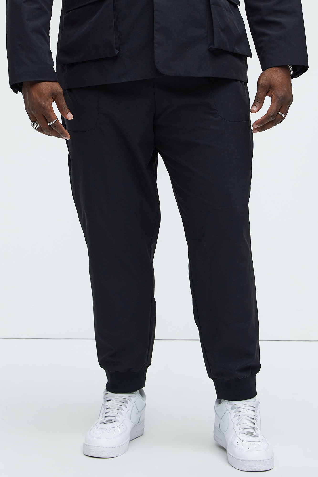 Ansel Tech Train Jogger - Black - Image 6