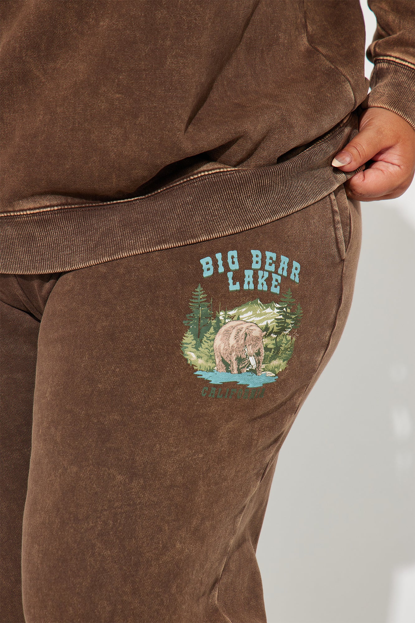 Big Bear Sweatsuit - Brown - Image 8