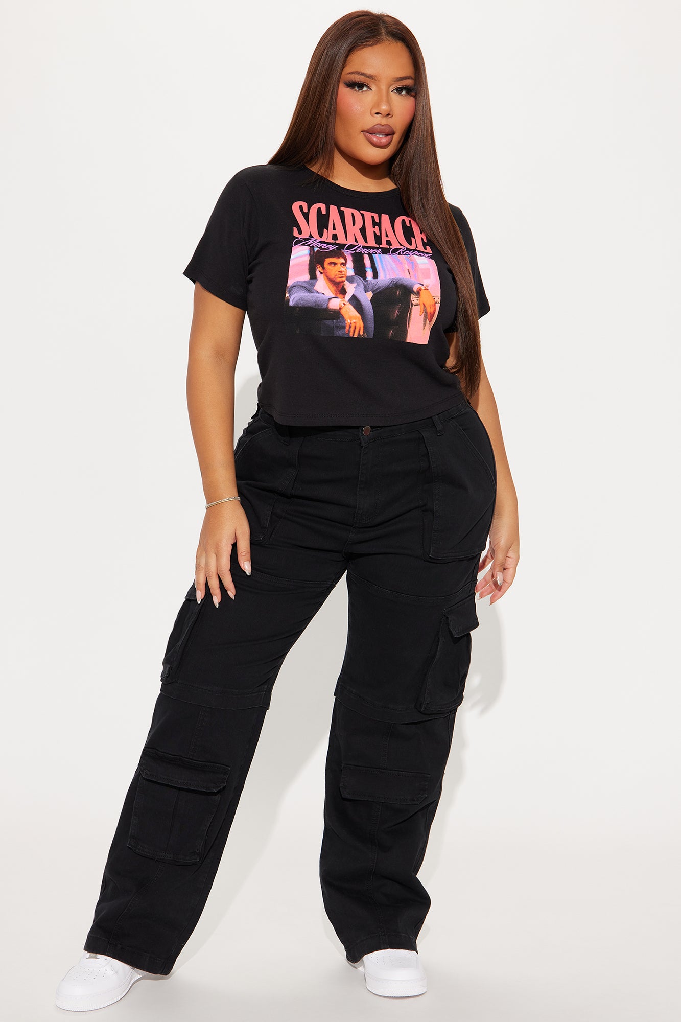 Scarface Baby Tee - Black - Image 5