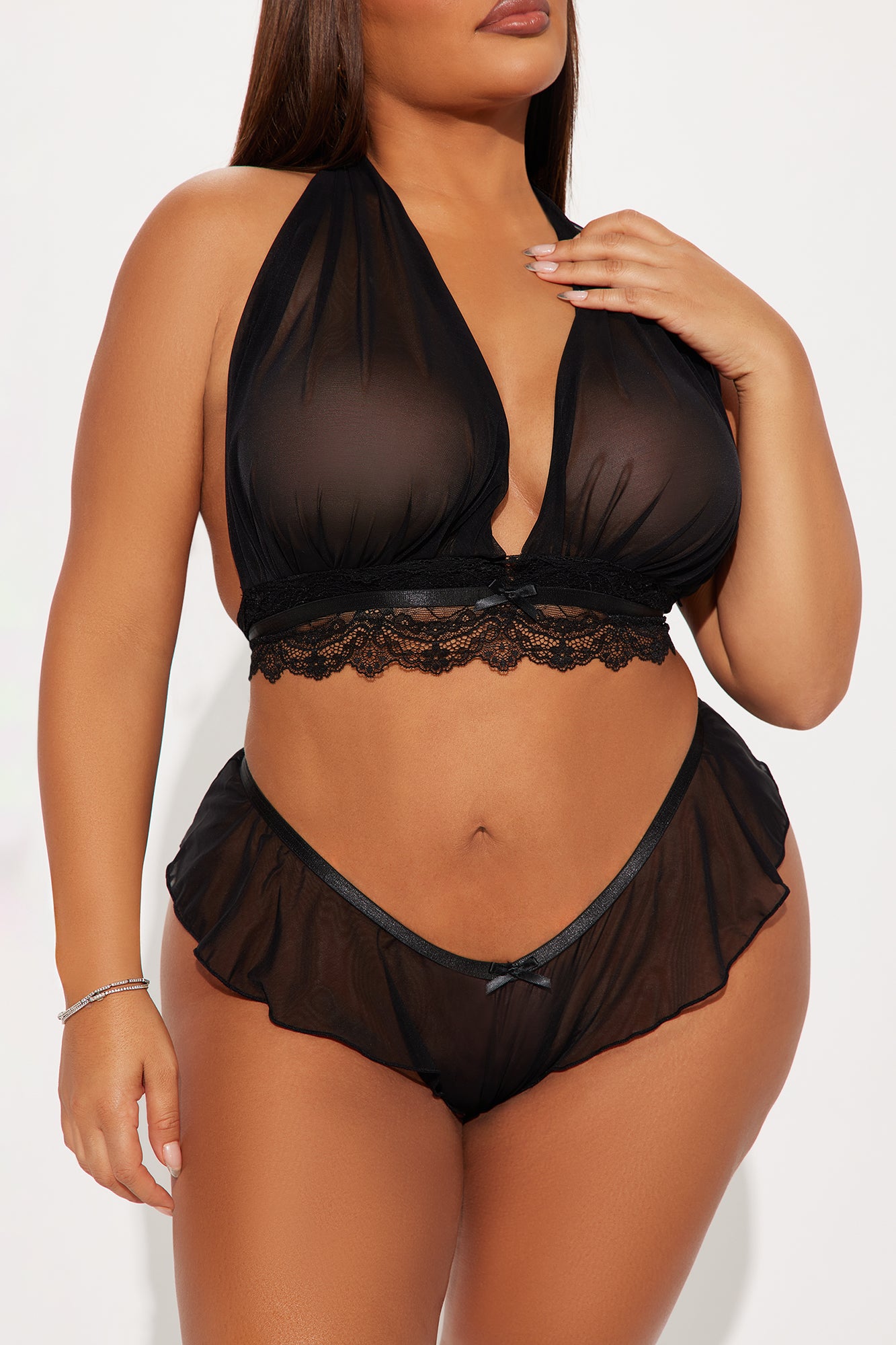 In Your Arms 2 Piece Set - Black - Image 5