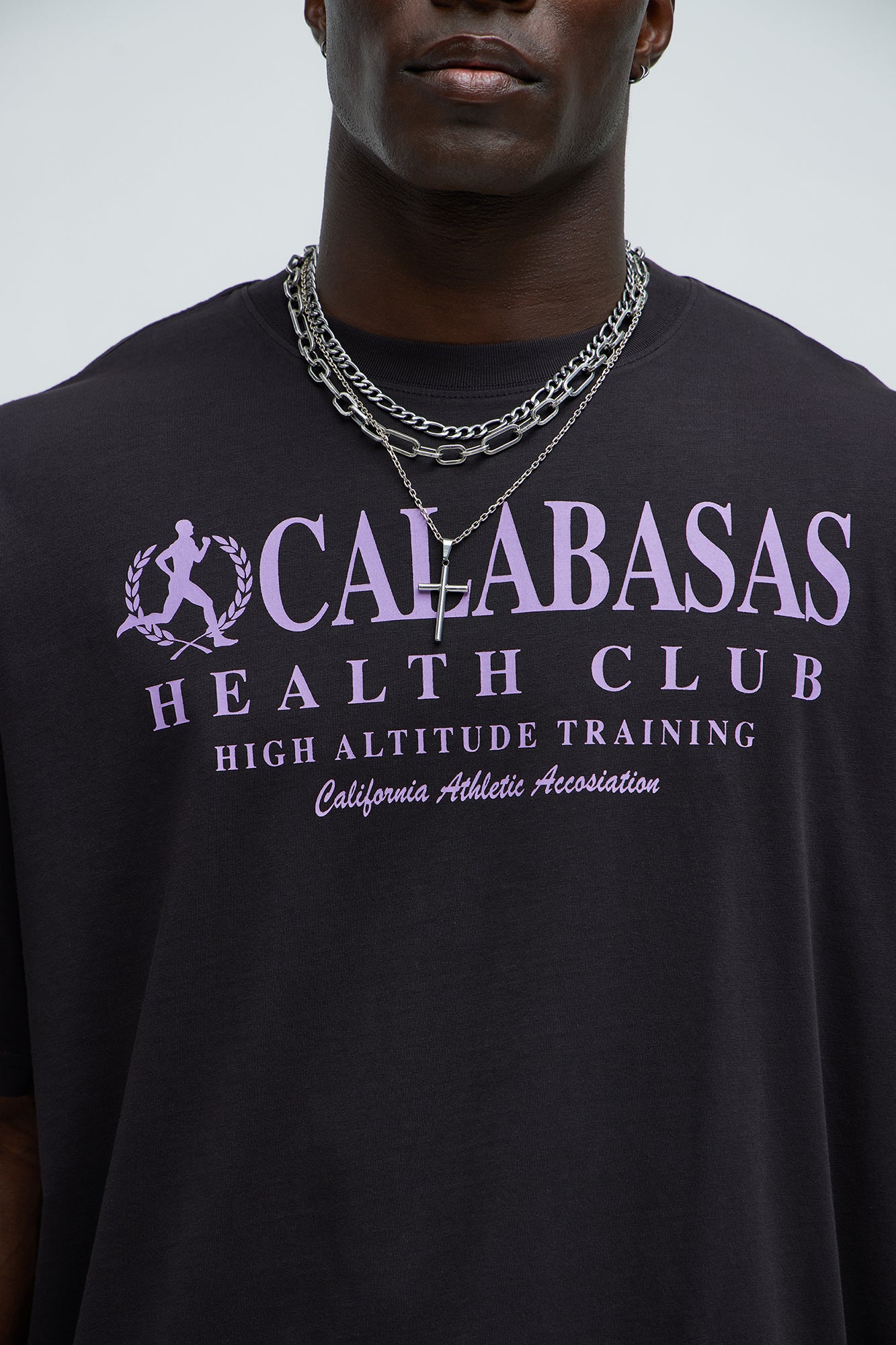 Calabasas Oversized Short Sleeve Tee - Black - Image 3