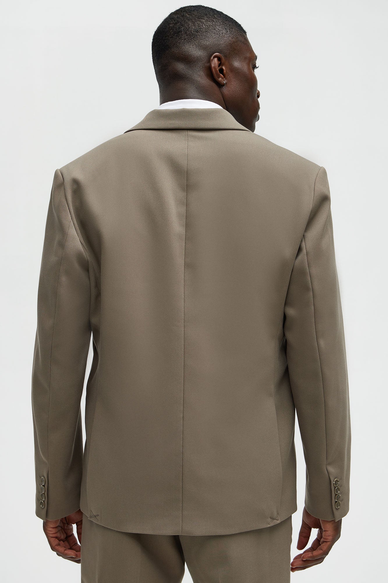 Kevin Twill Textured Blazer - Brown - Image 5