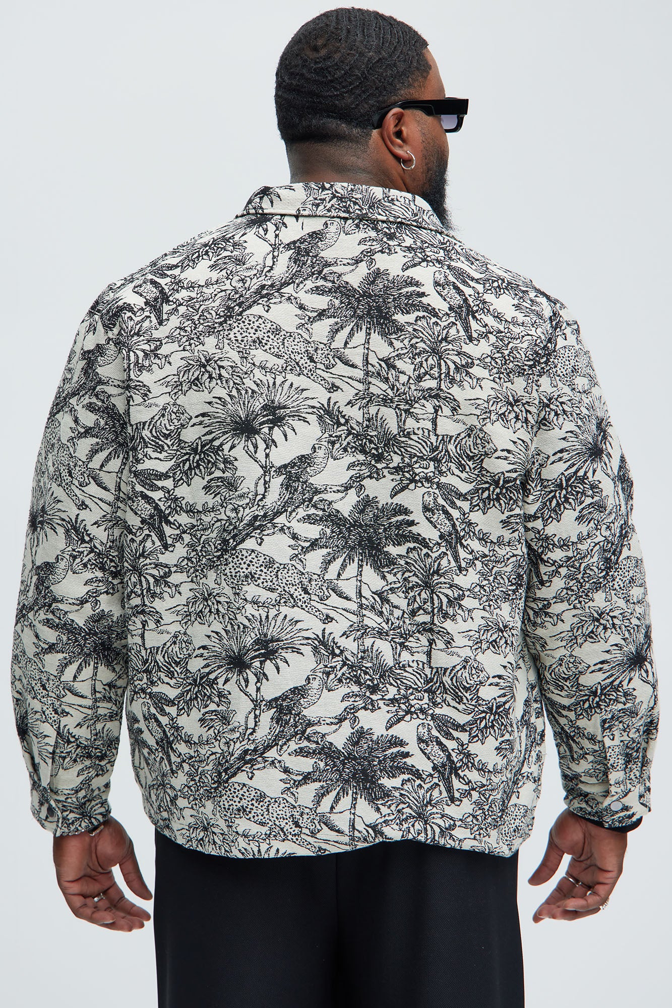 Even Better Tapestry Button Up Shirt - Black/combo - Image 8