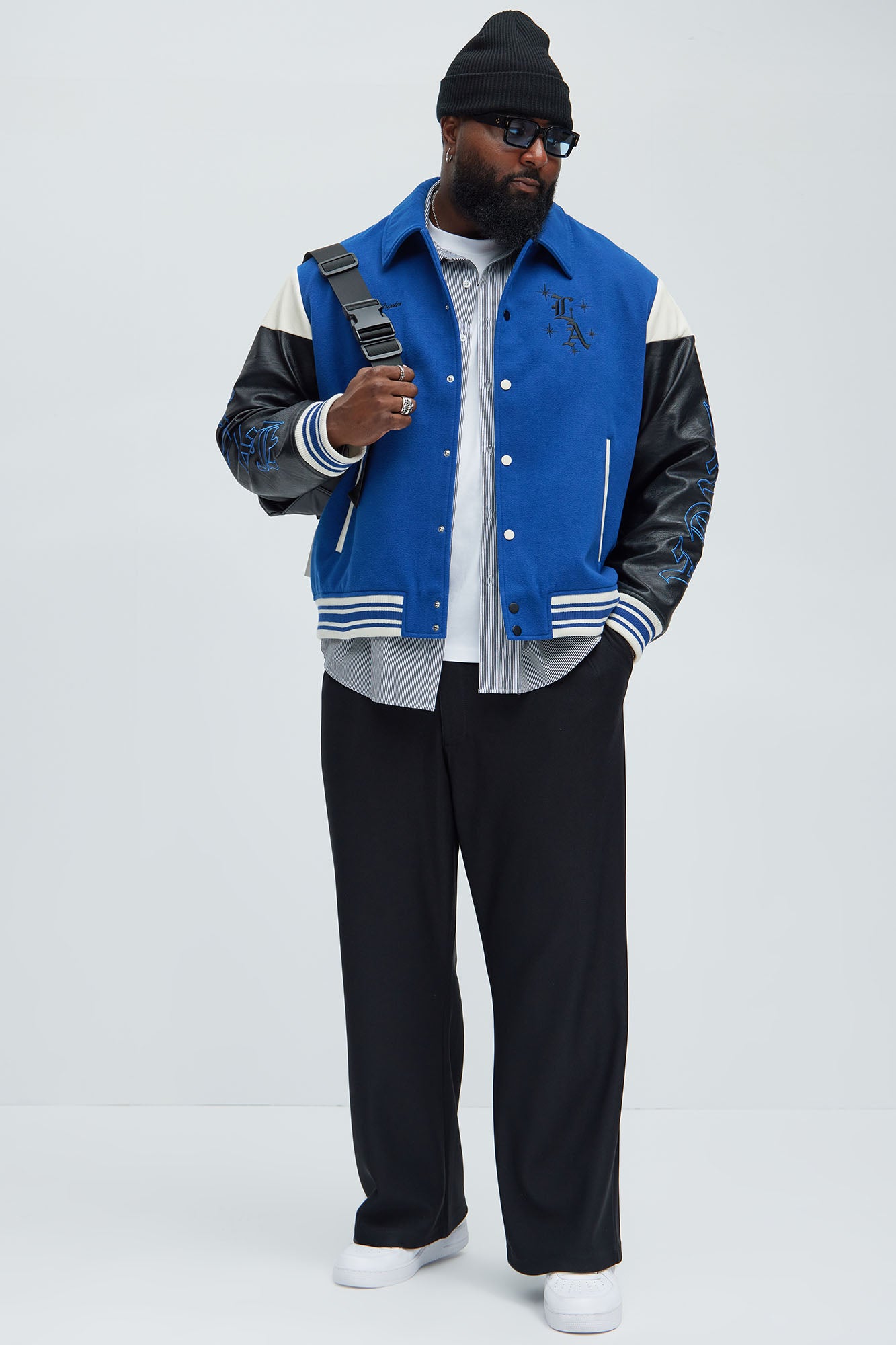 Angel Varsity Jacket - Blue - Image 8