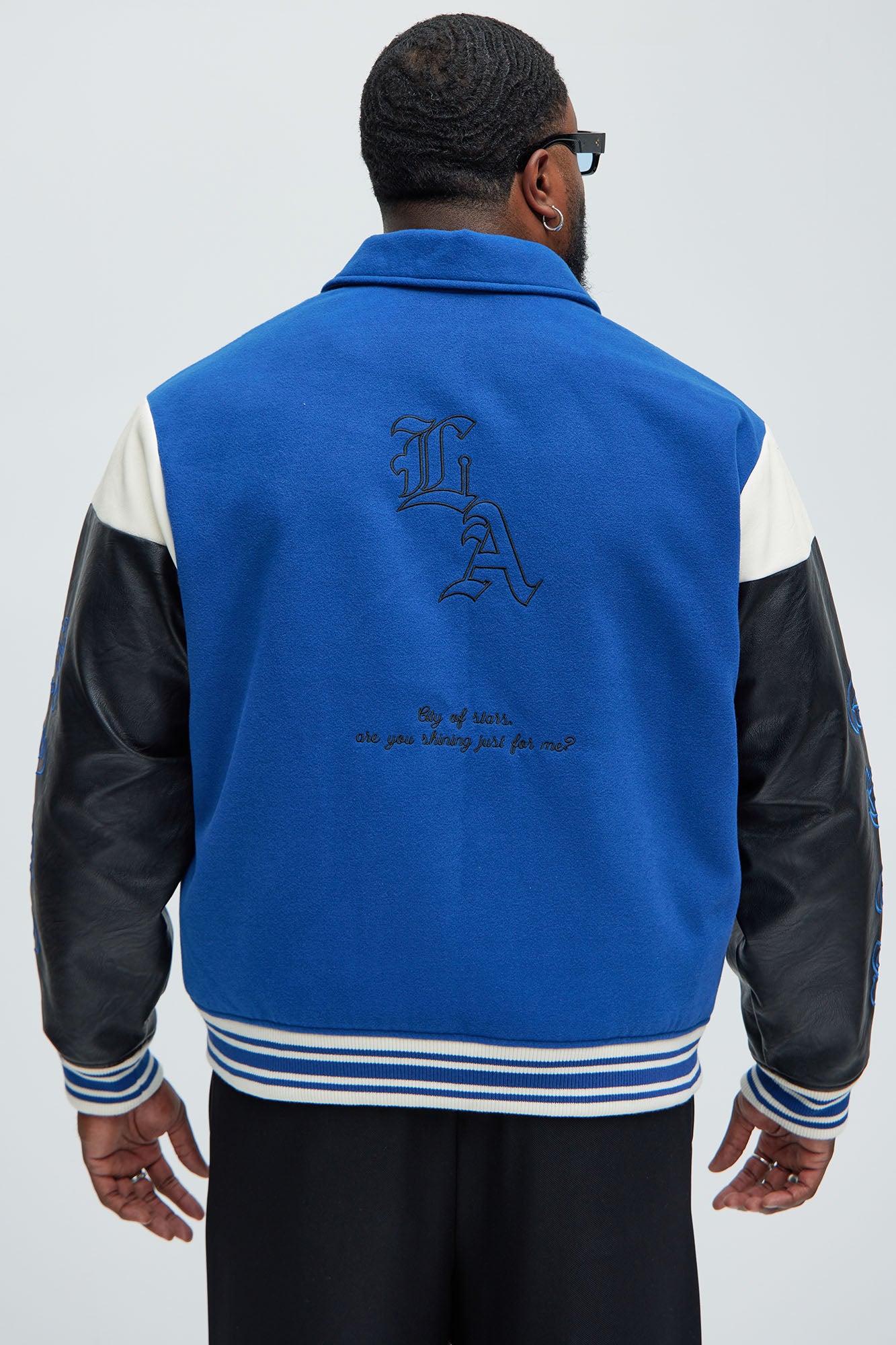Angel Varsity Jacket - Blue - Image 12