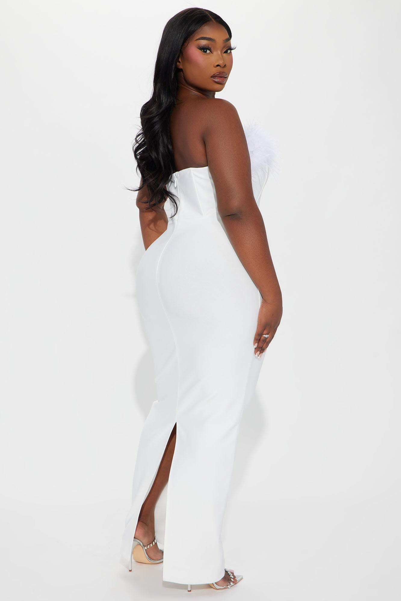 Bridget Bandage Maxi Dress - White - Image 6