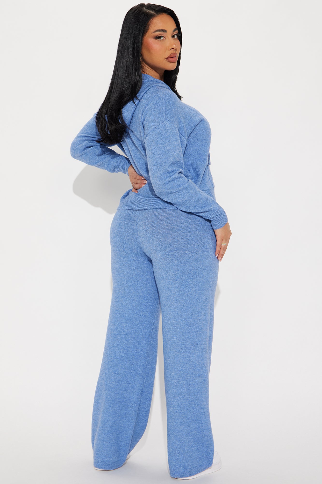 99 Problems Sweater Pant Set - Blue - Image 5