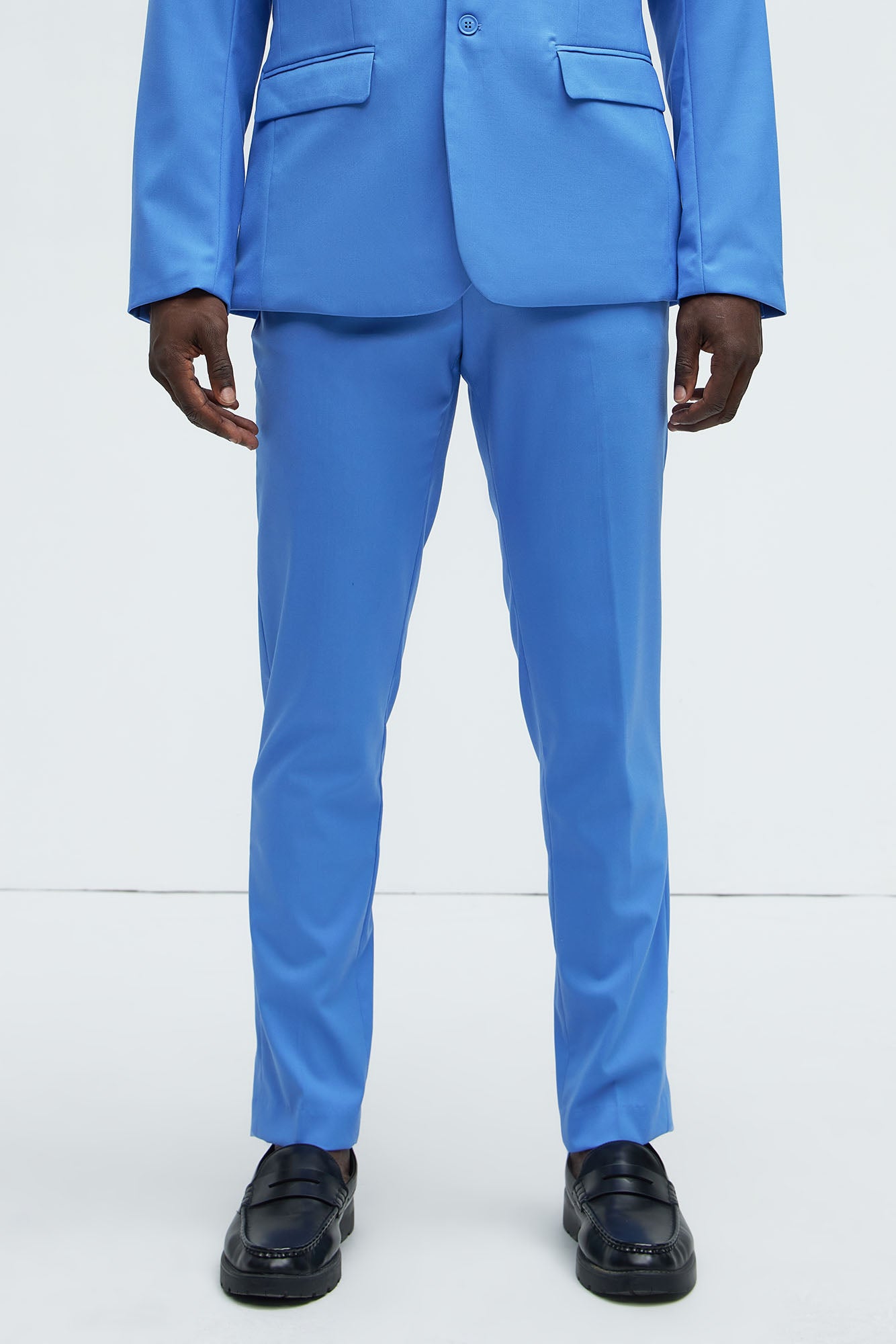 The Modern Stretch Slim Trouser - Blue - Image 4