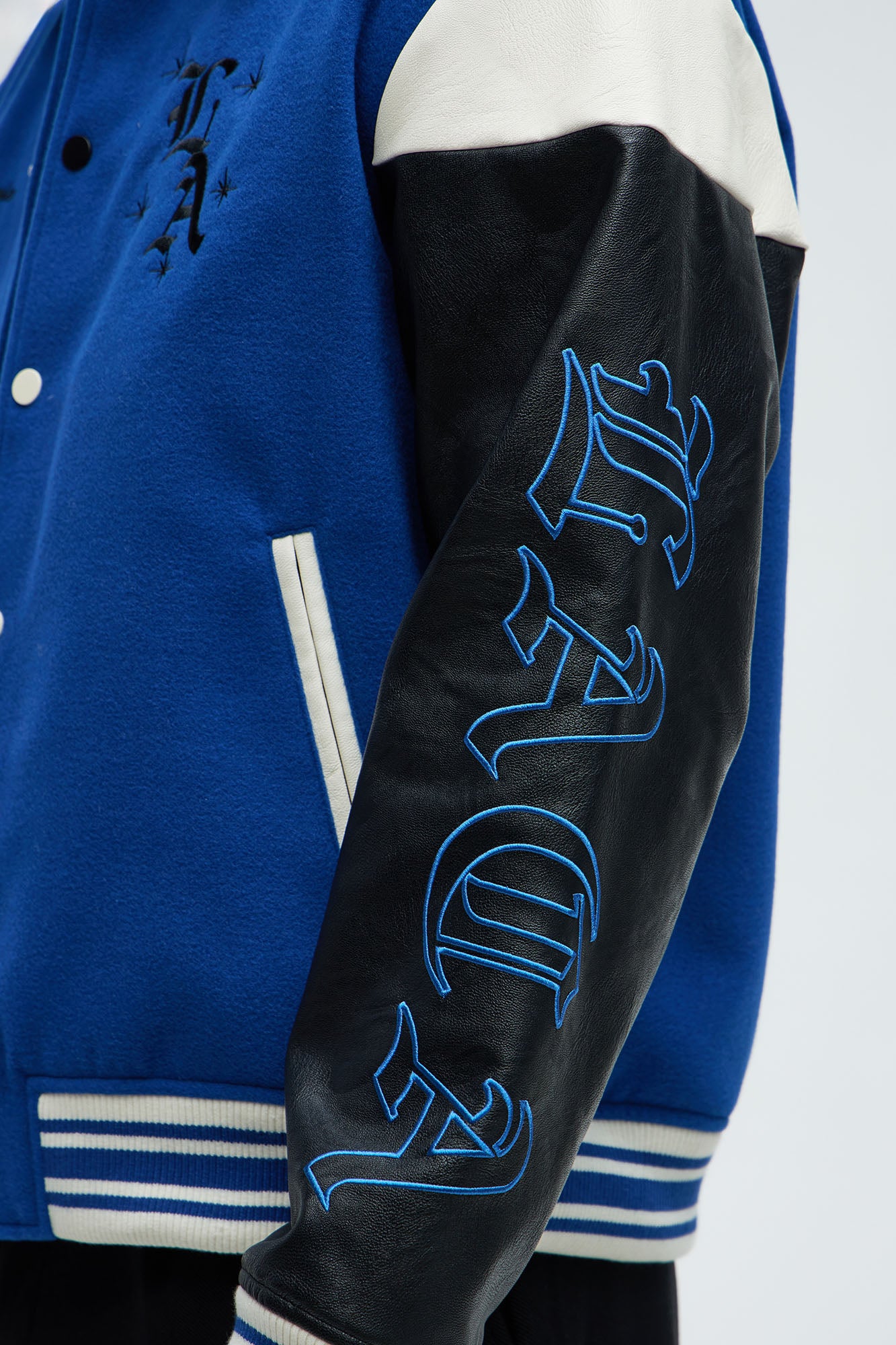 Angel Varsity Jacket - Blue - Image 4