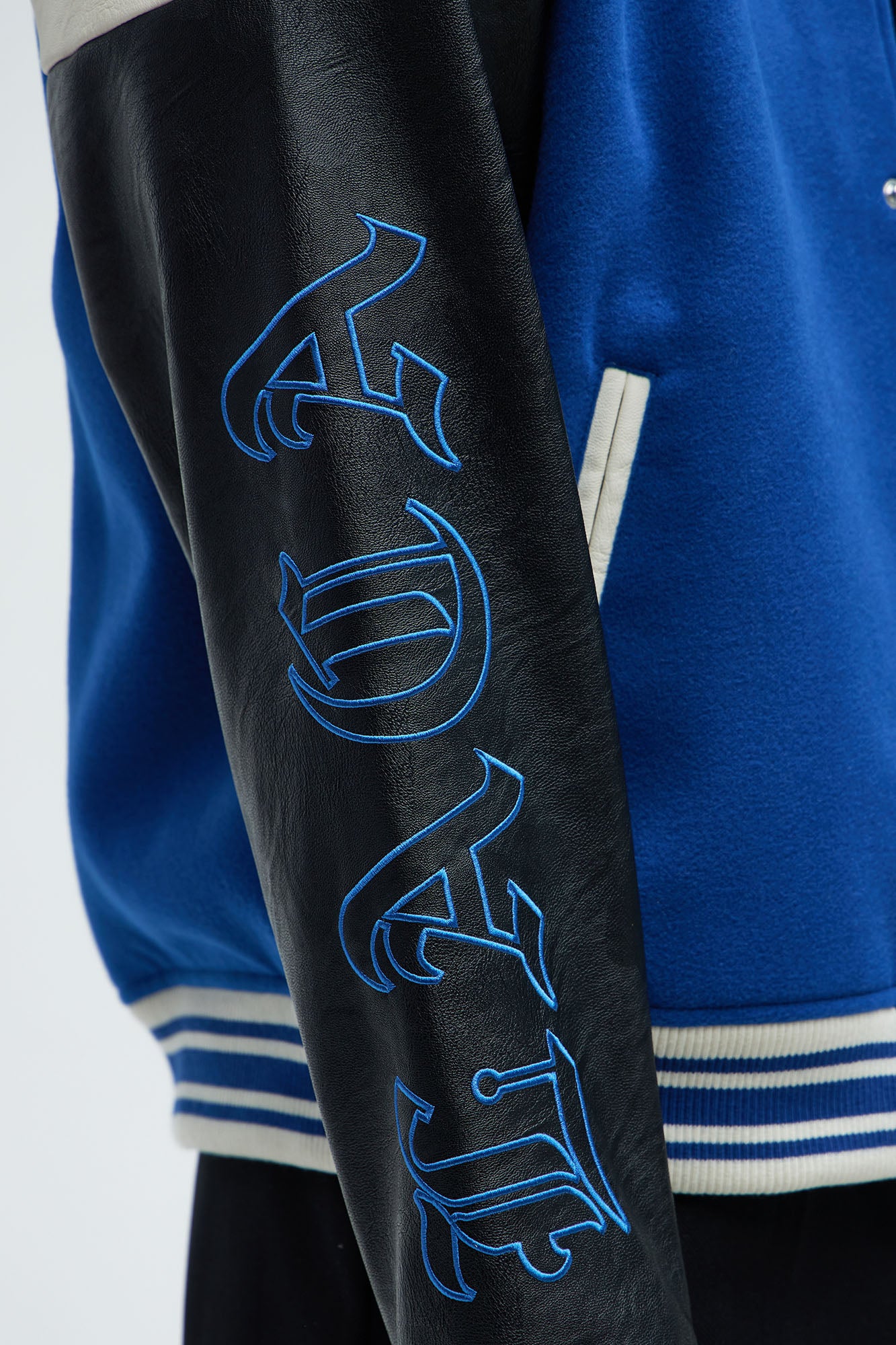 Angel Varsity Jacket - Blue - Image 5