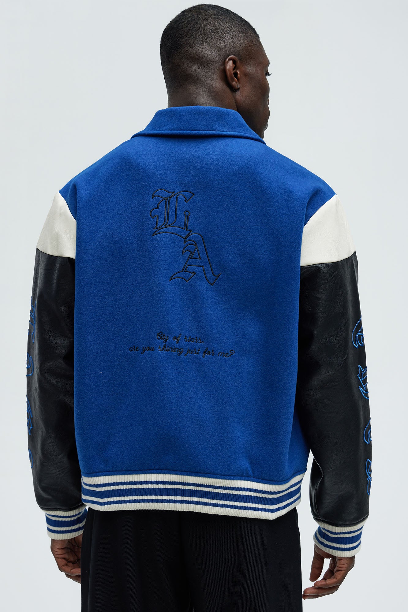 Angel Varsity Jacket - Blue - Image 6
