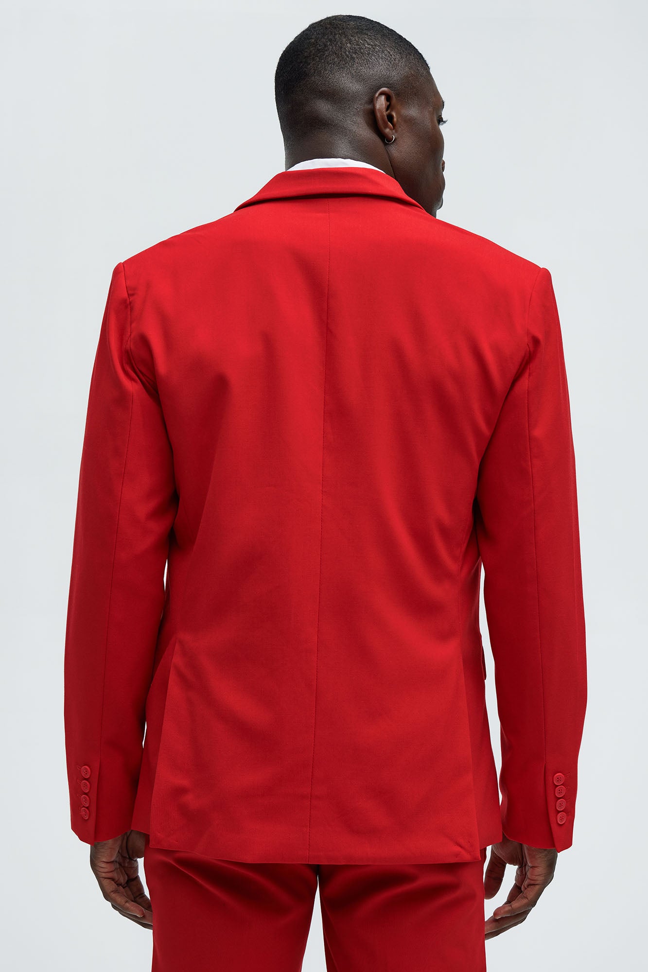 The Modern Stretch Suit Jacket - Red - Image 5