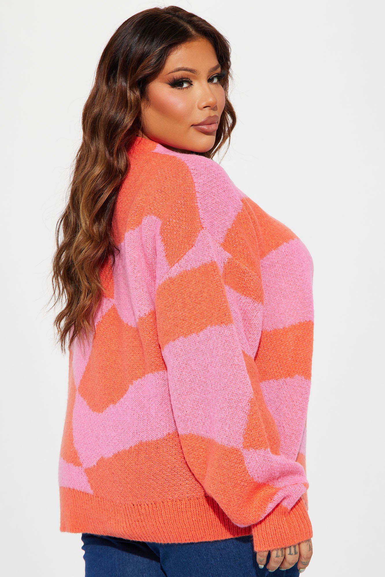 All Mixed Up Cardigan - Pink/combo - Image 7