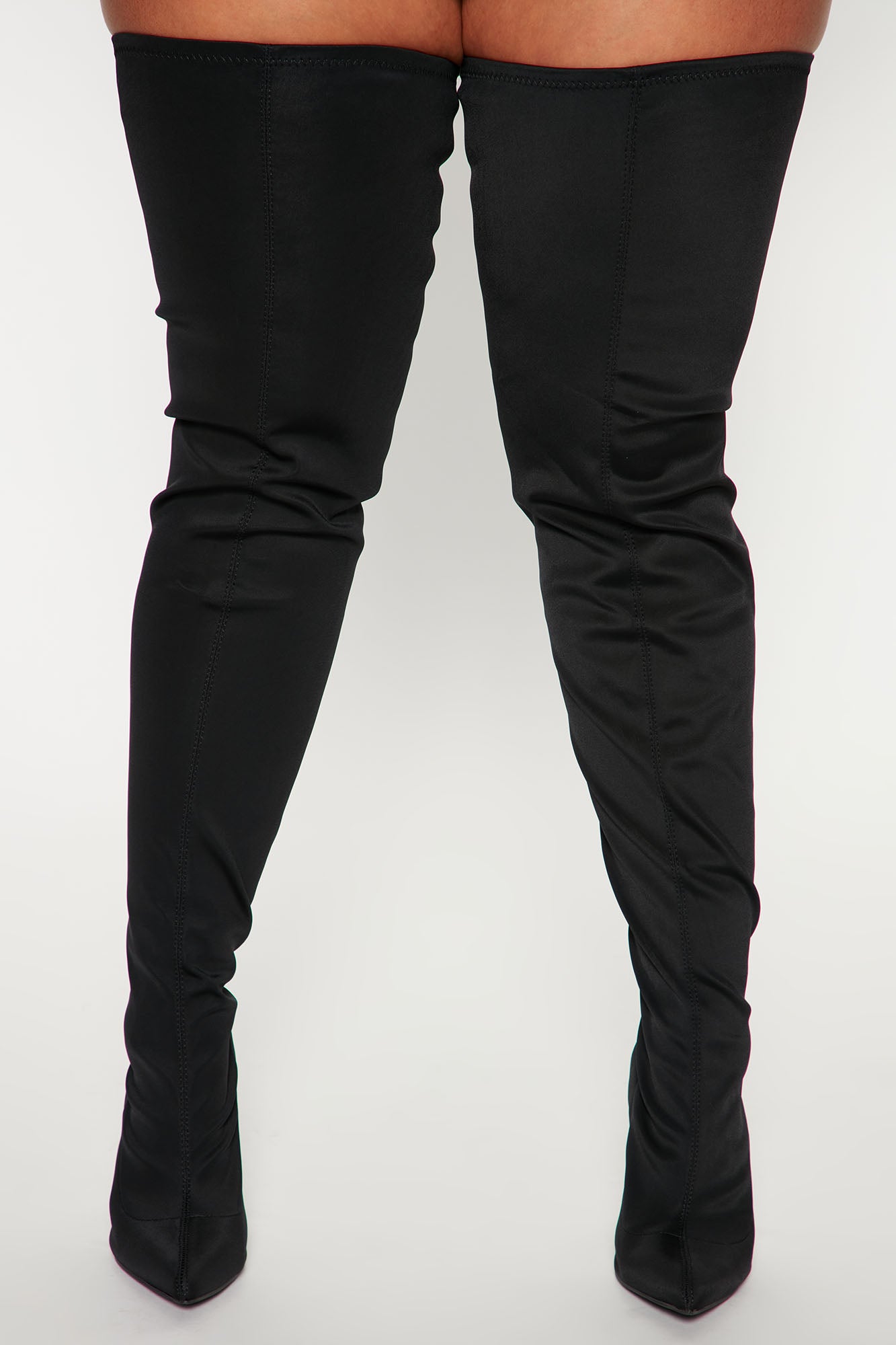 Keyana Thigh High Boot - Black - Image 3