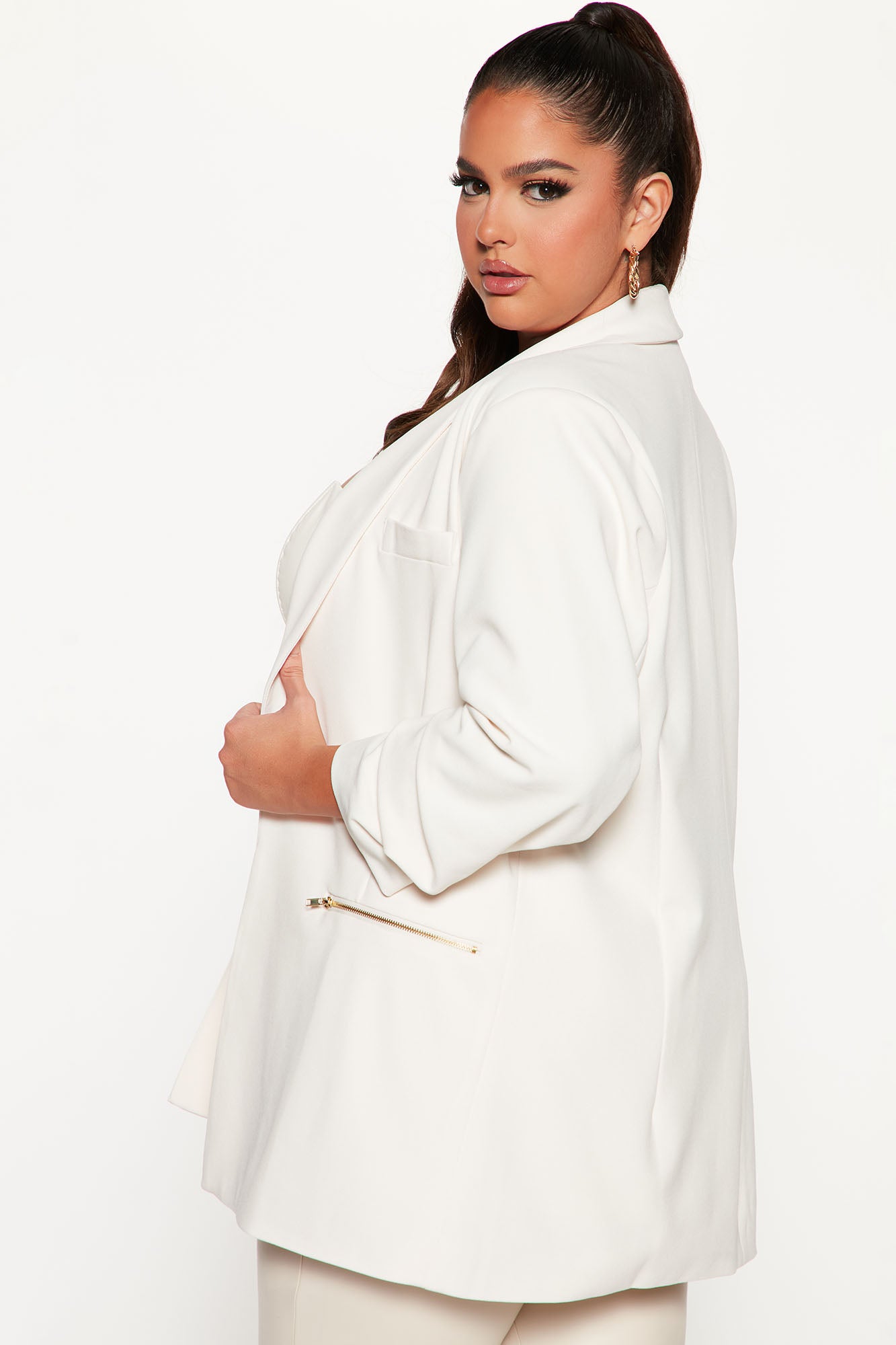 Bethany Blazer - Cream - Image 7