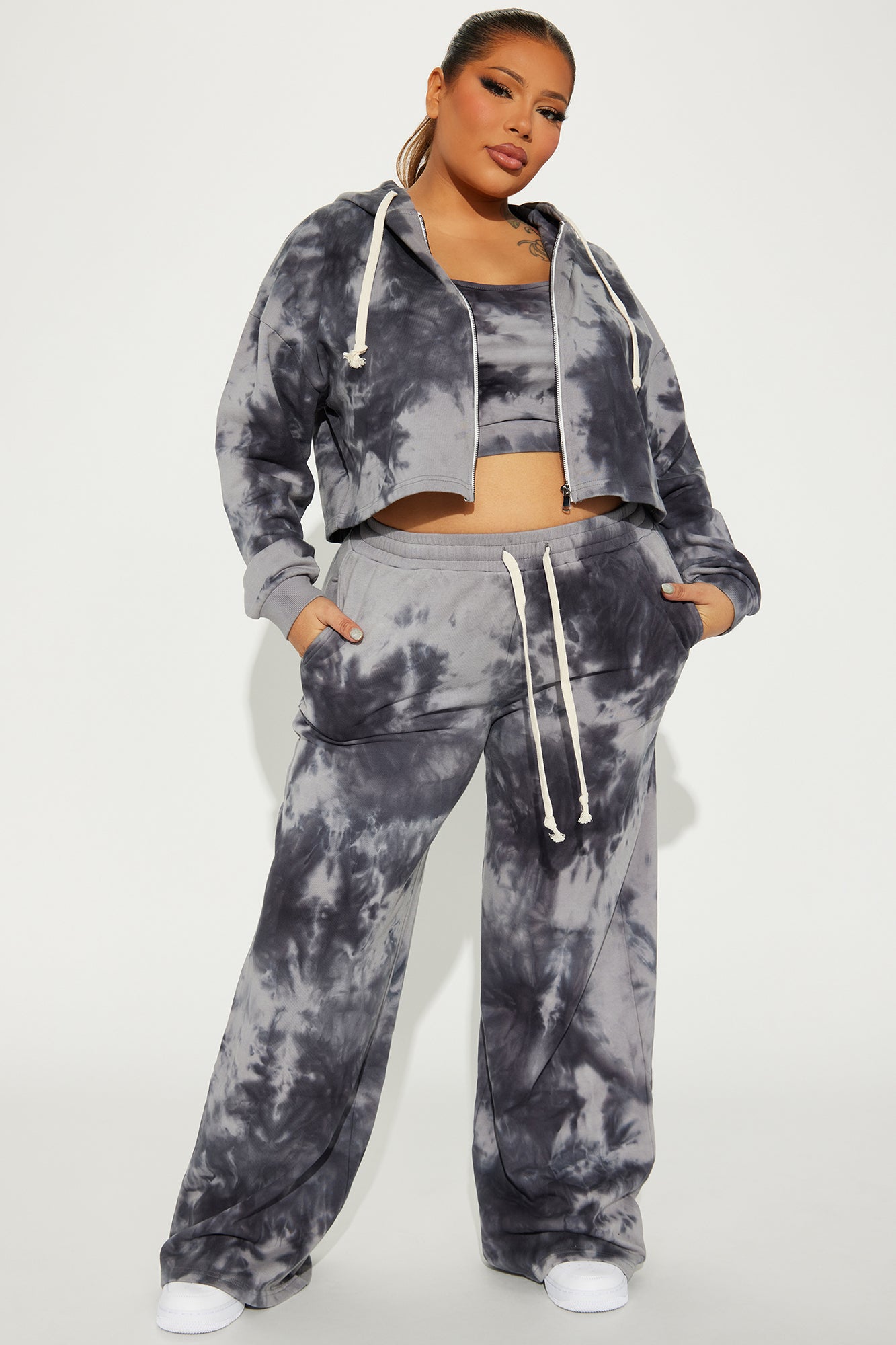 Unforgiven Tie Dye 3-Piece Pant Set - Black/combo - Image 5