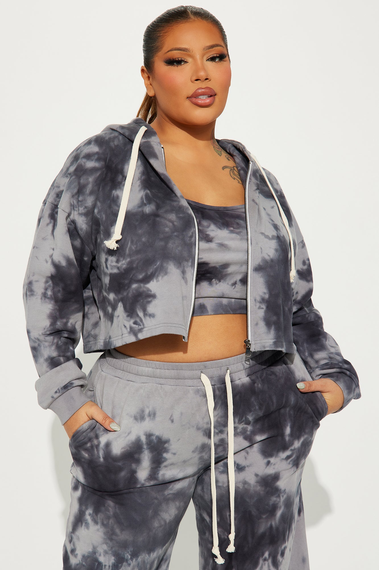 Unforgiven Tie Dye 3-Piece Pant Set - Black/combo - Image 6