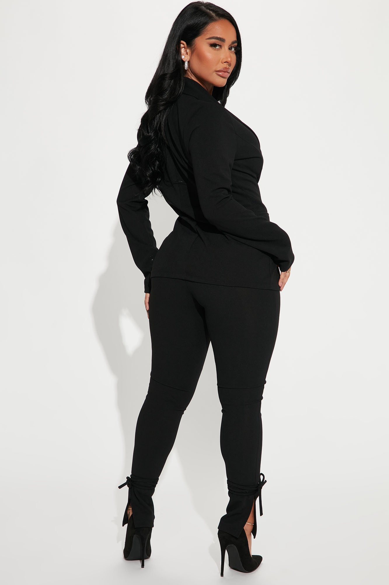 Head Of The Table Pant Suit - Black - Image 3