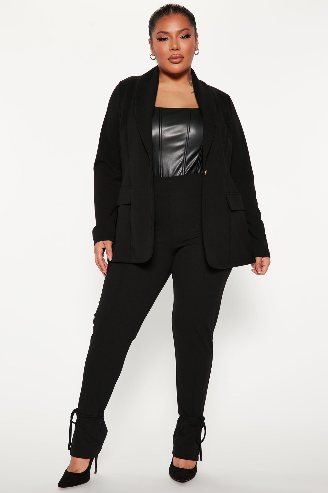 Head Of The Table Pant Suit - Black - Image 4