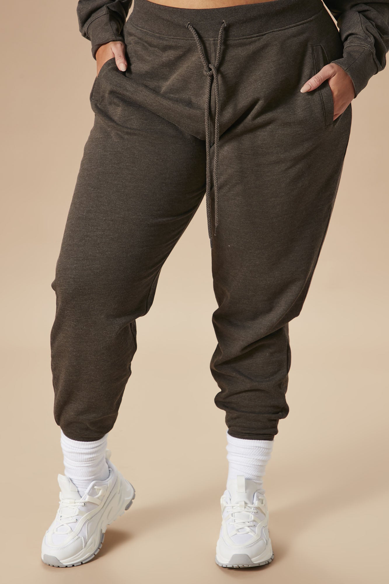 Stole Your Boyfriend's Oversized Jogger - Charcoal - Image 5