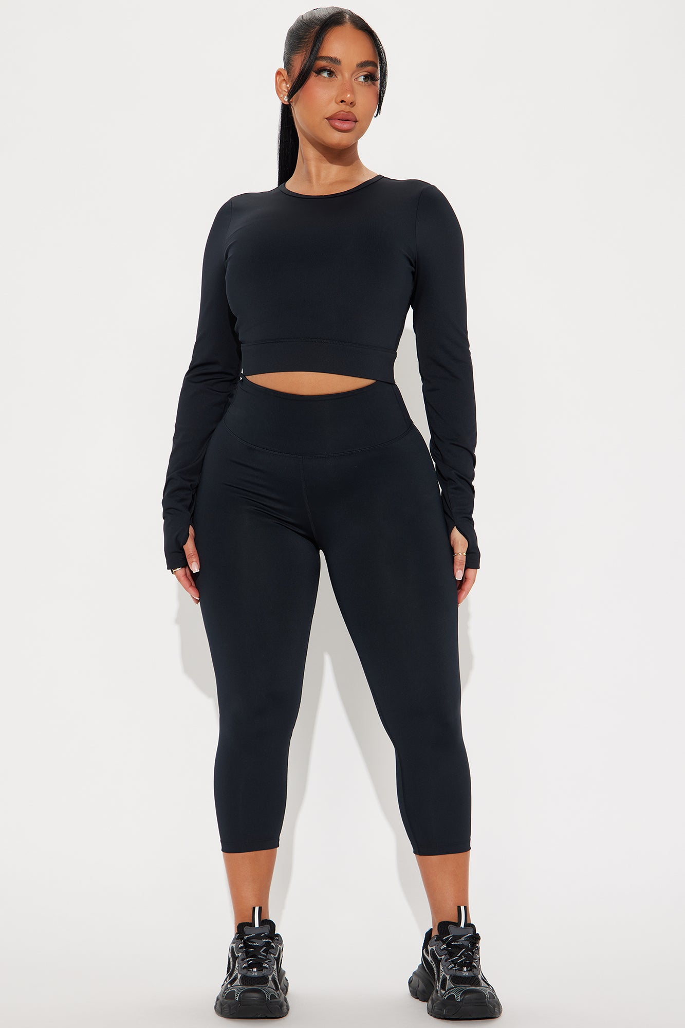 Spin Back Elevate Active Top - Black - Image 3