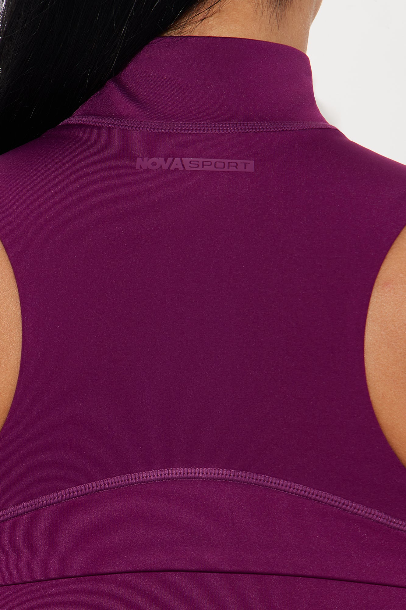 Take A Spin Elevate Active Top - Plum - Image 5