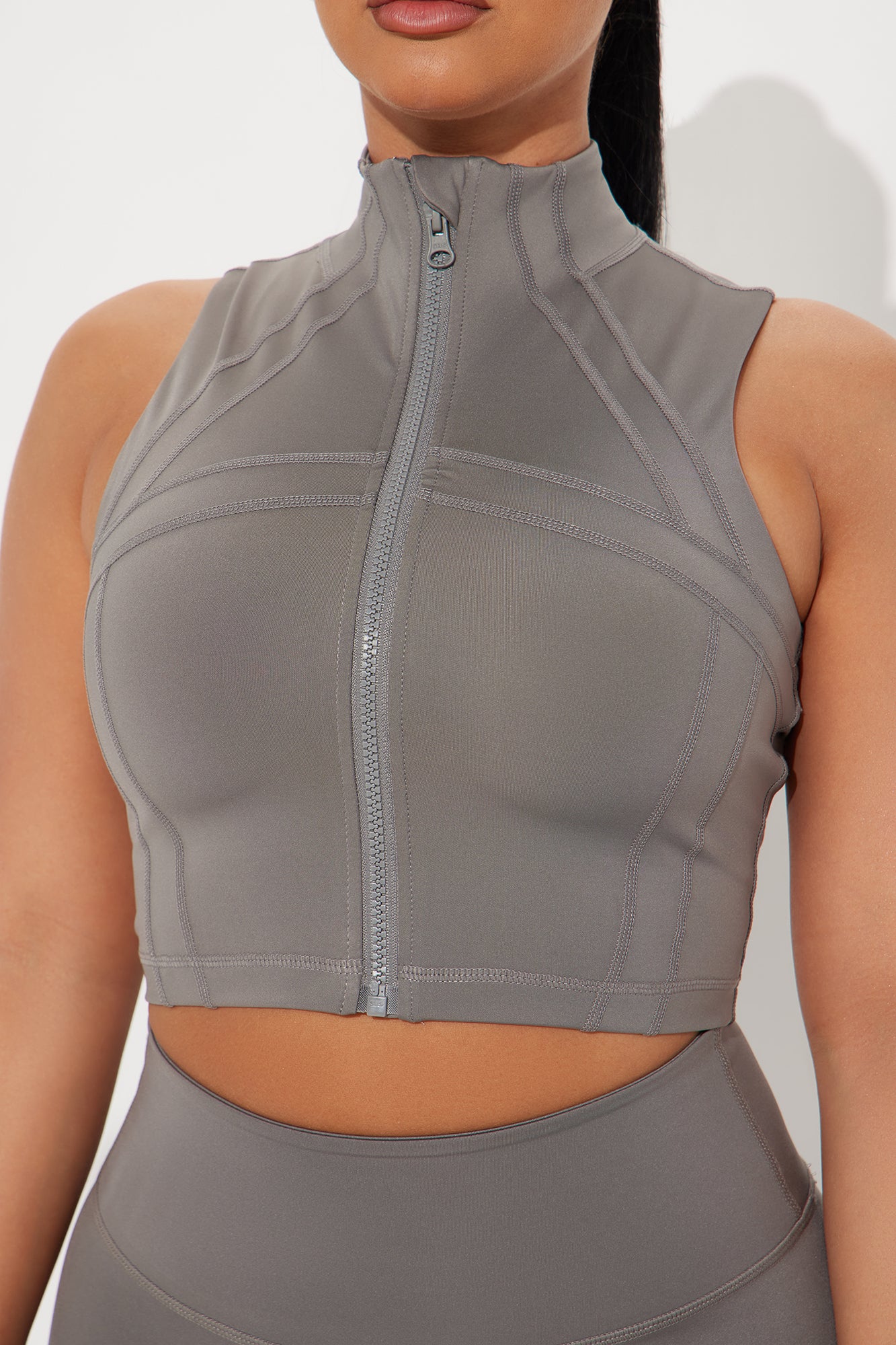 Take A Spin Elevate Active Top - Charcoal - Image 4