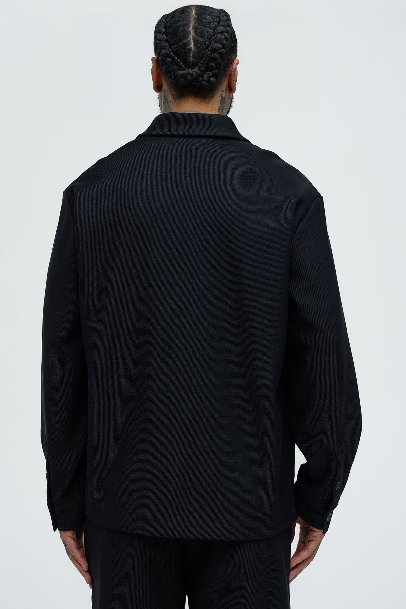 Turner Pocket Button Up Shirt - Black - Image 4