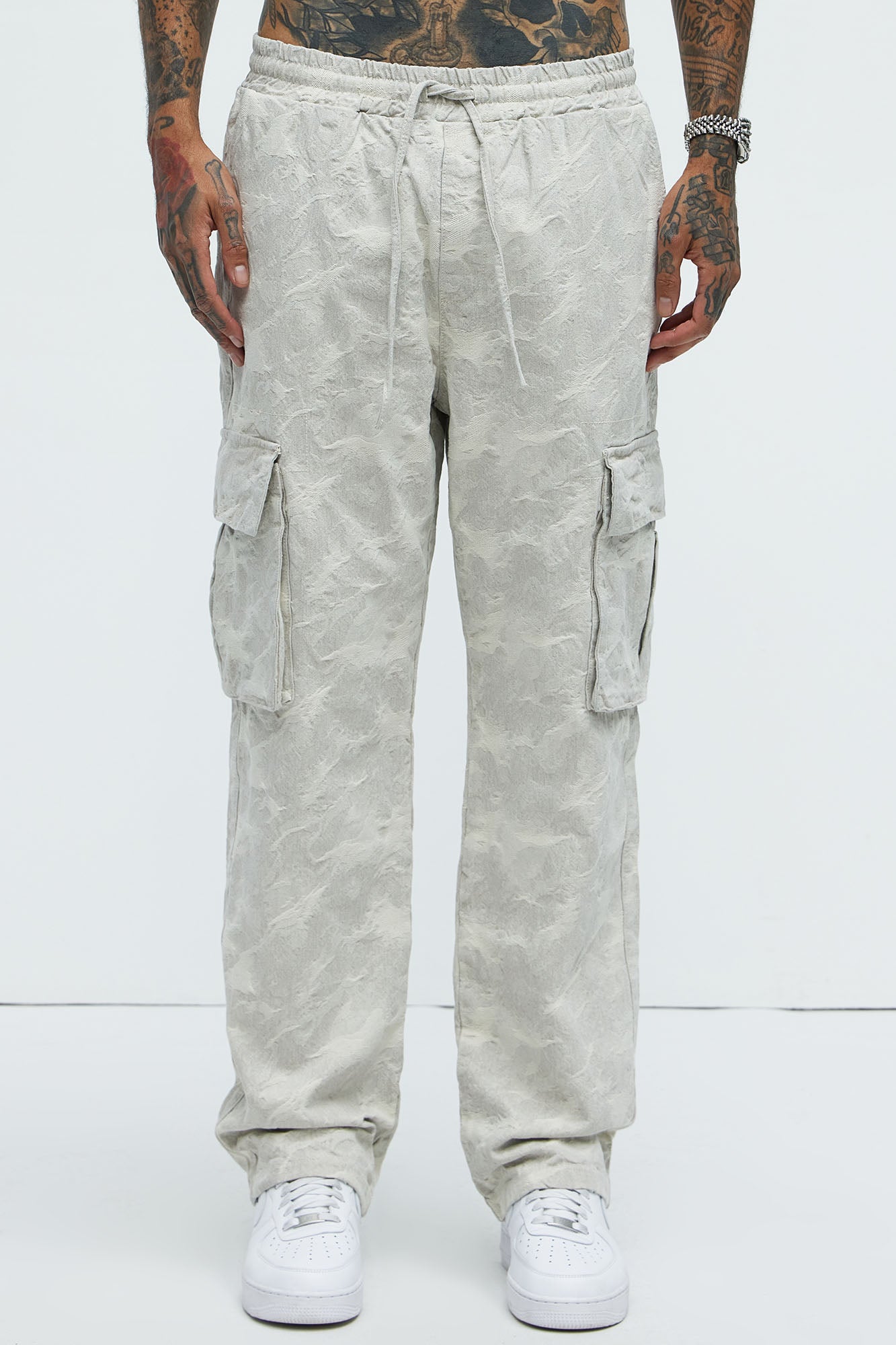 Mocha Straight Pants - Cream - Image 4