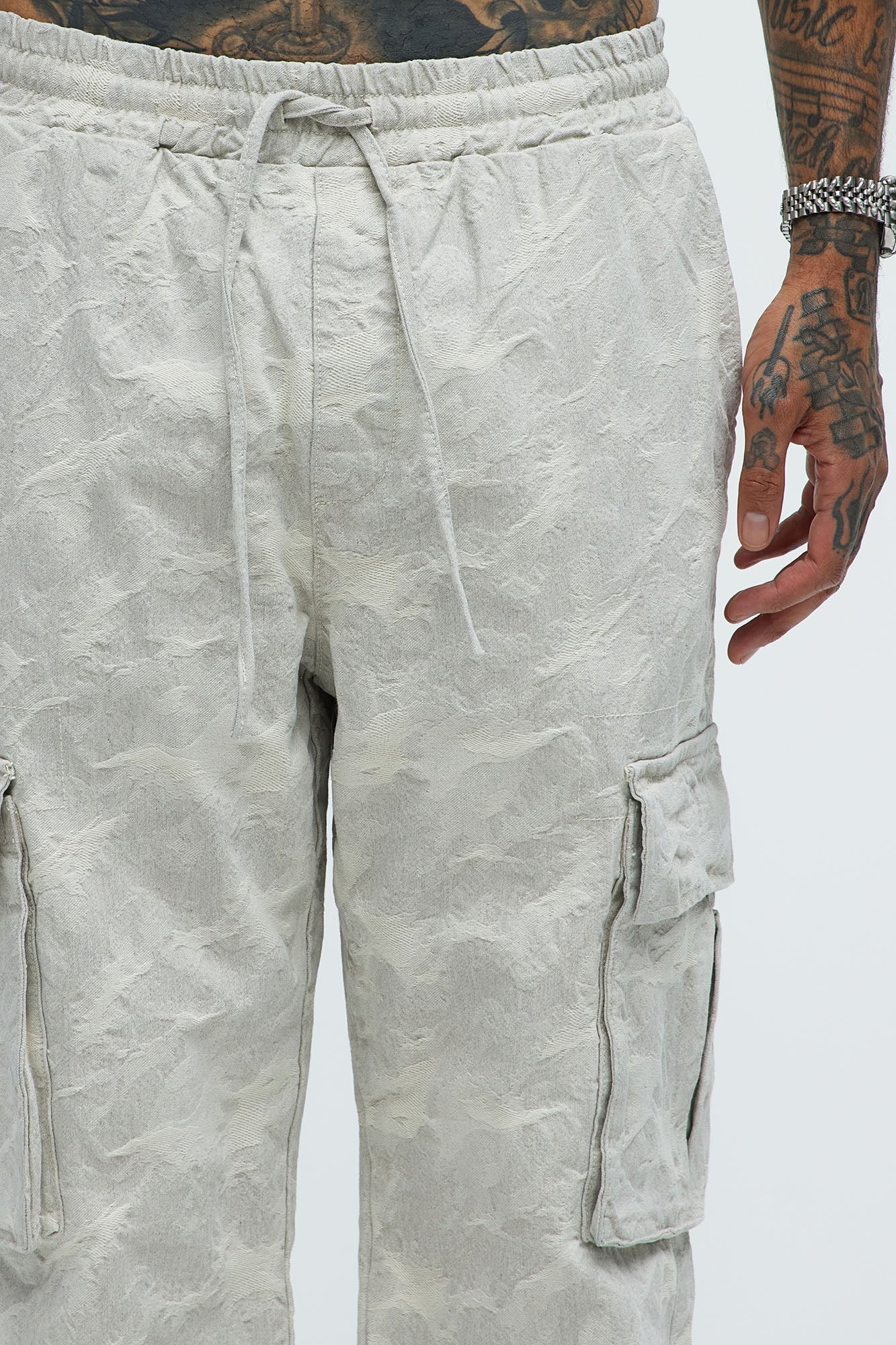 Mocha Straight Pants - Cream - Image 3