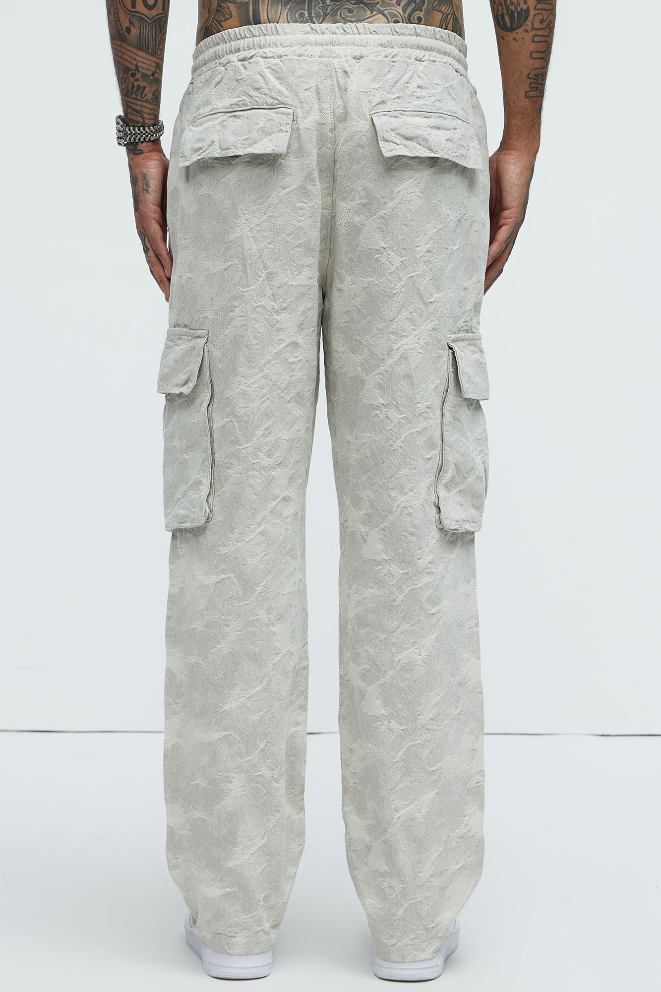 Mocha Straight Pants - Cream - Image 5