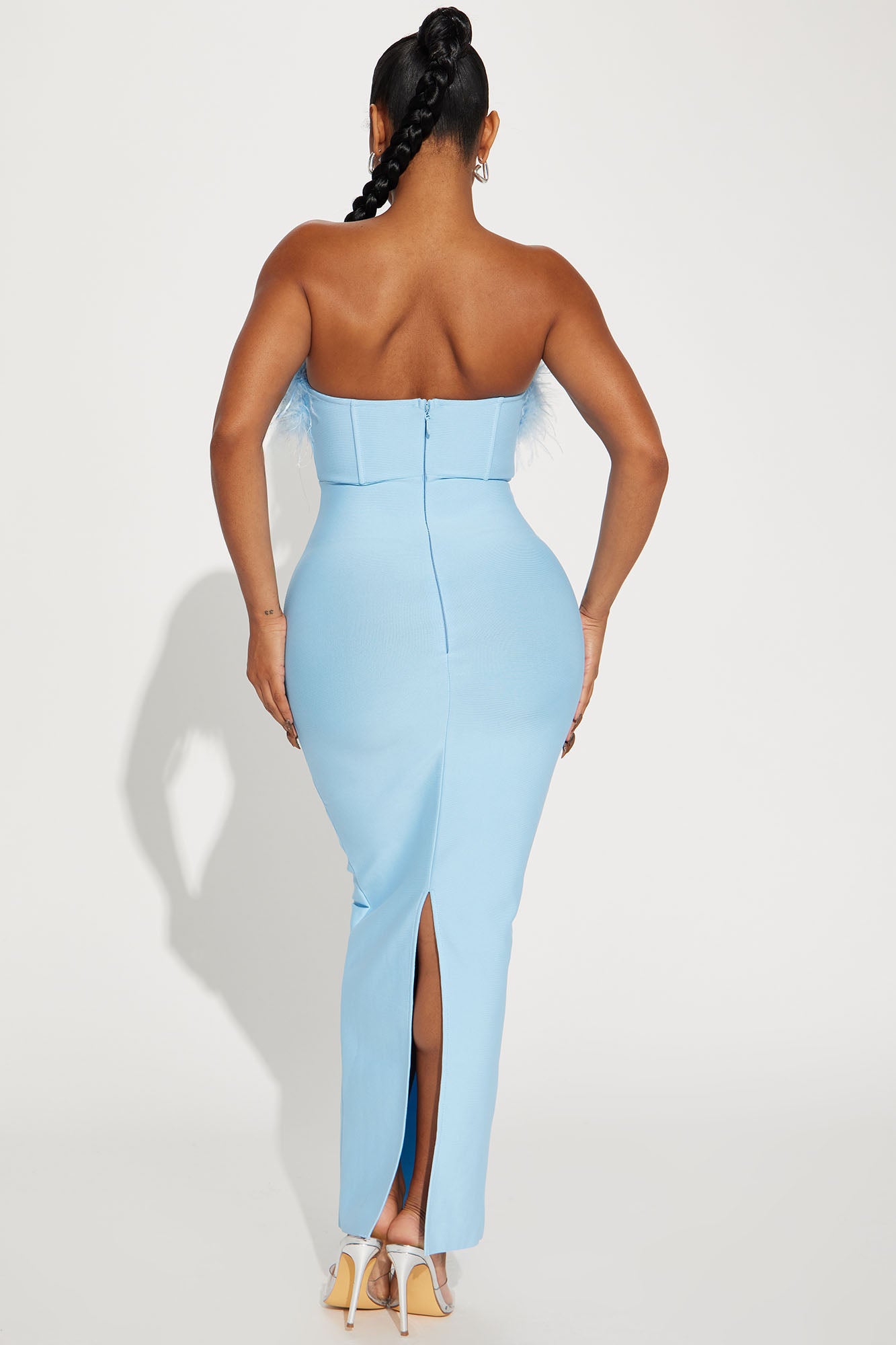 Bridget Bandage Maxi Dress - Light Blue - Image 3