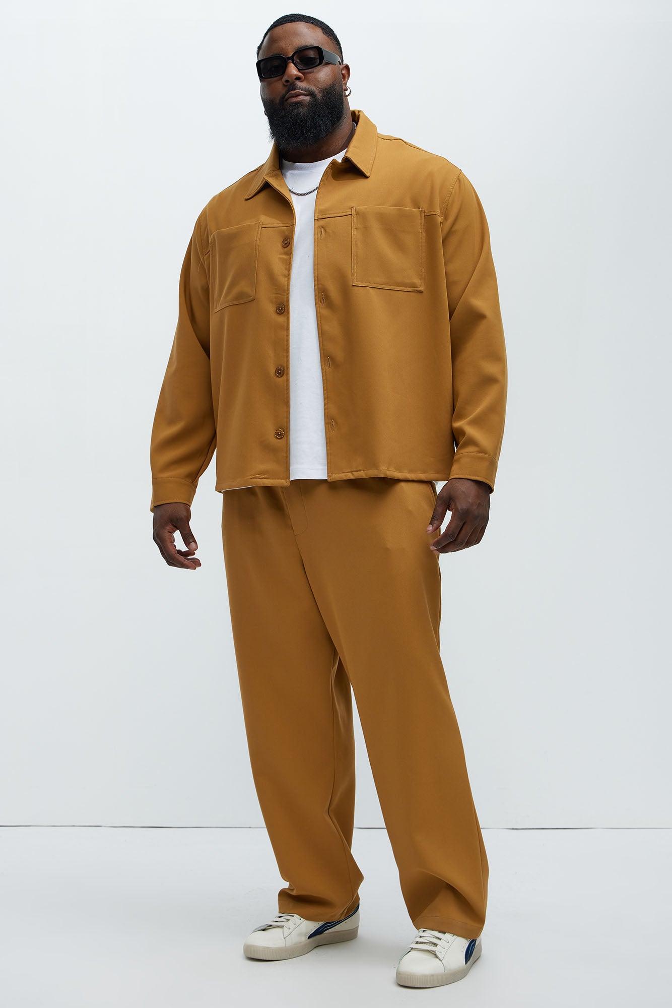 Ronan Straight Trousers - Camel - Image 6