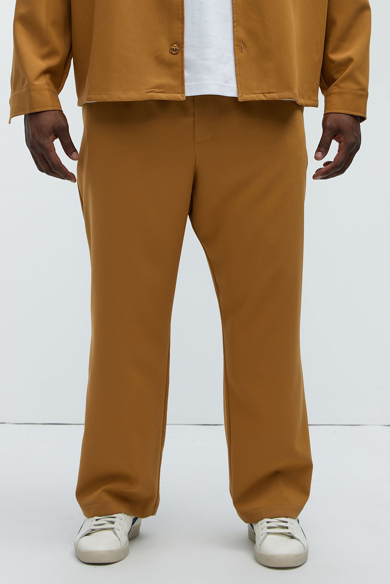 Ronan Straight Trousers - Camel - Image 5