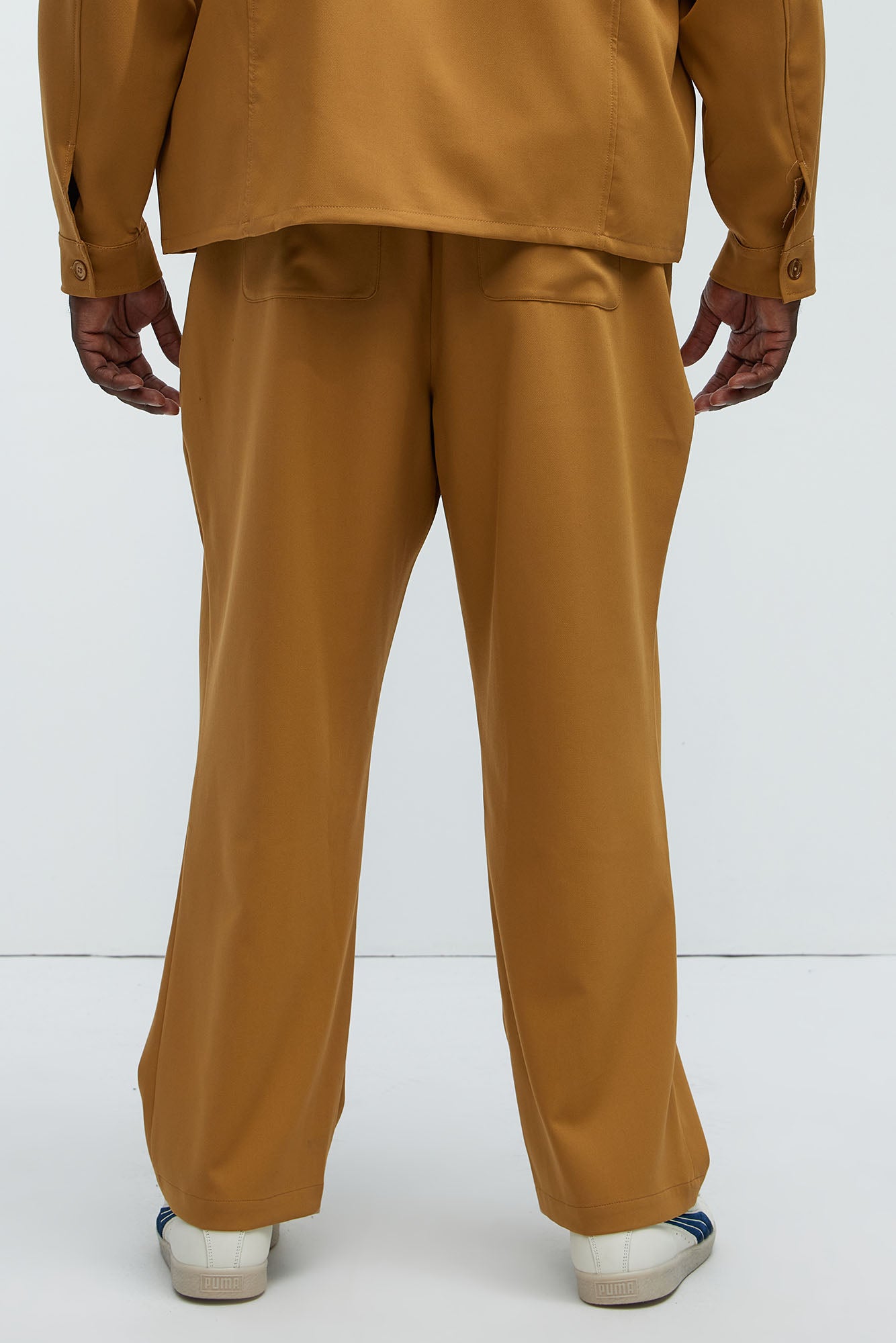 Ronan Straight Trousers - Camel - Image 8