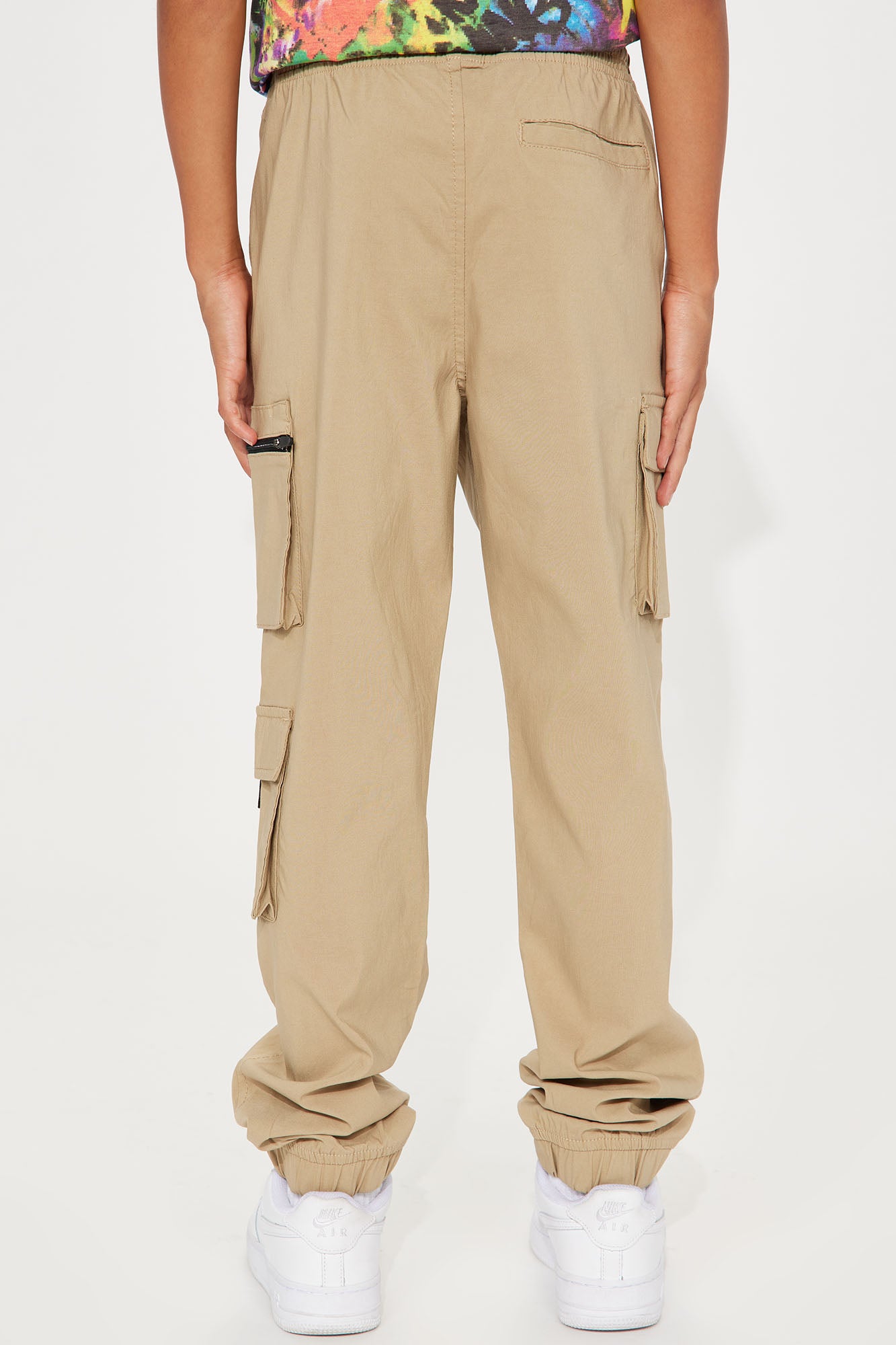 Mini Winning Season Tech Twill Utility Joggers - Khaki - Image 5