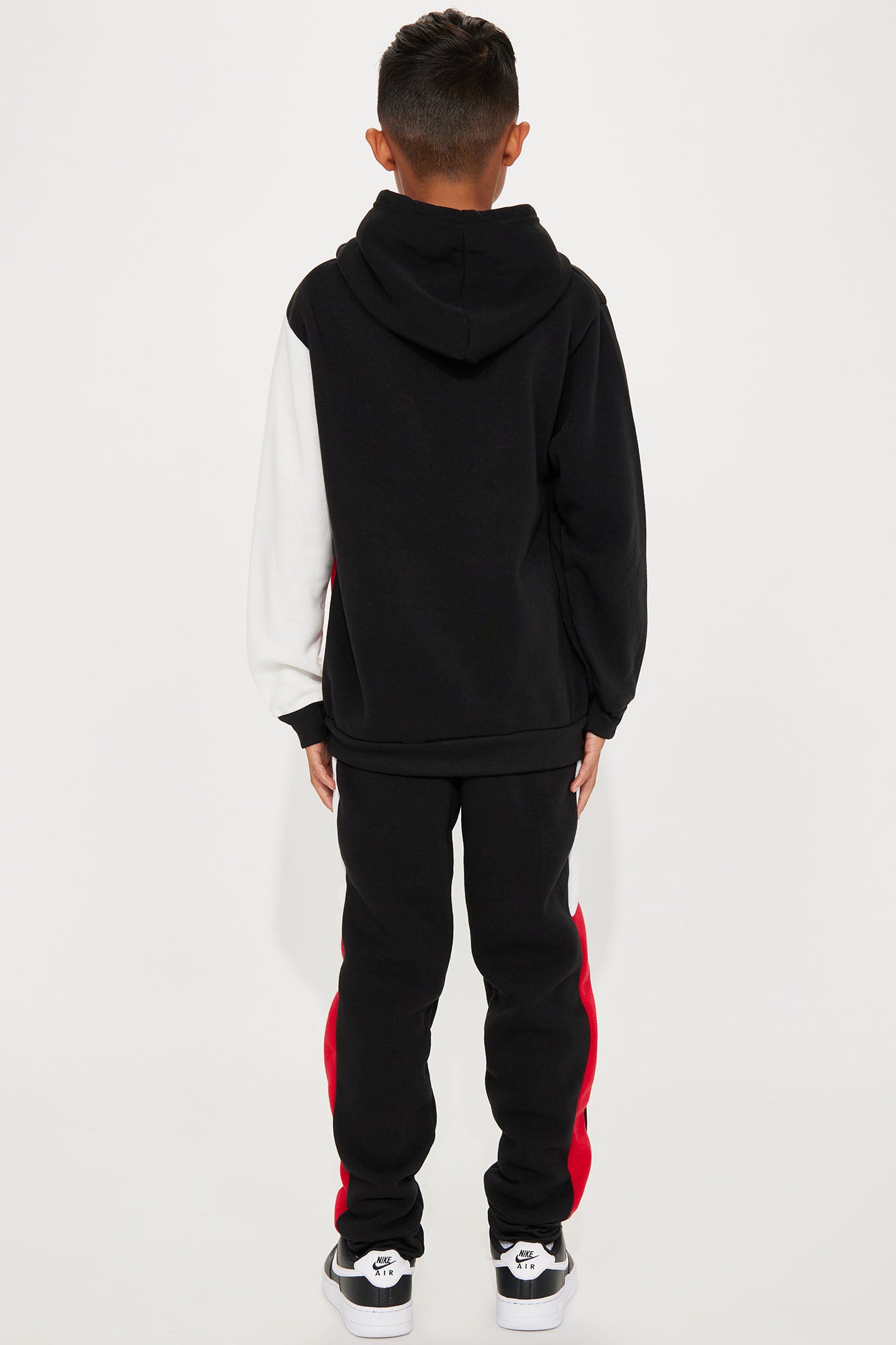 Mini Don't Stop Fleece Set - Black/Red - Image 4