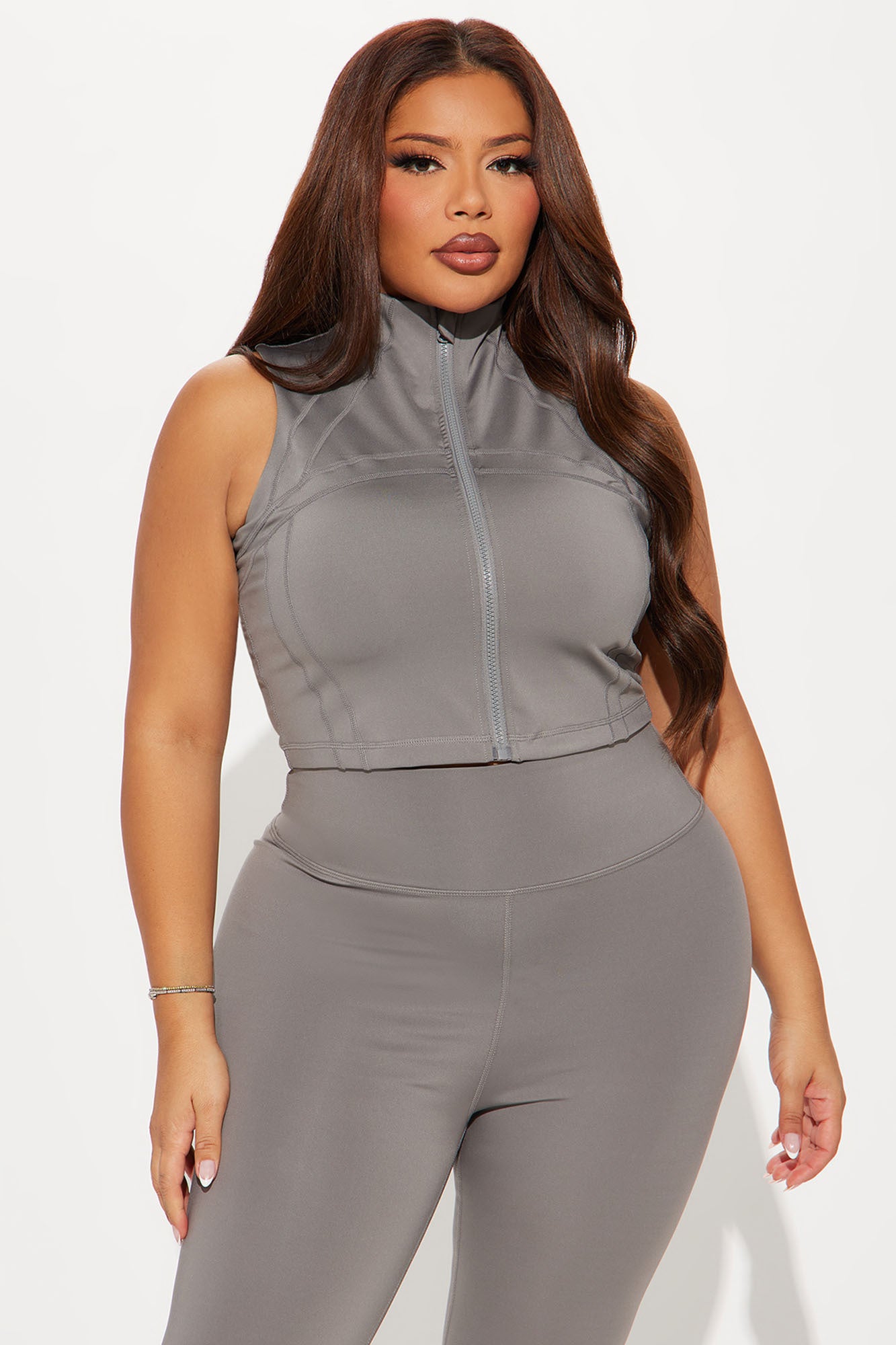 Take A Spin Elevate Active Top - Charcoal - Image 6