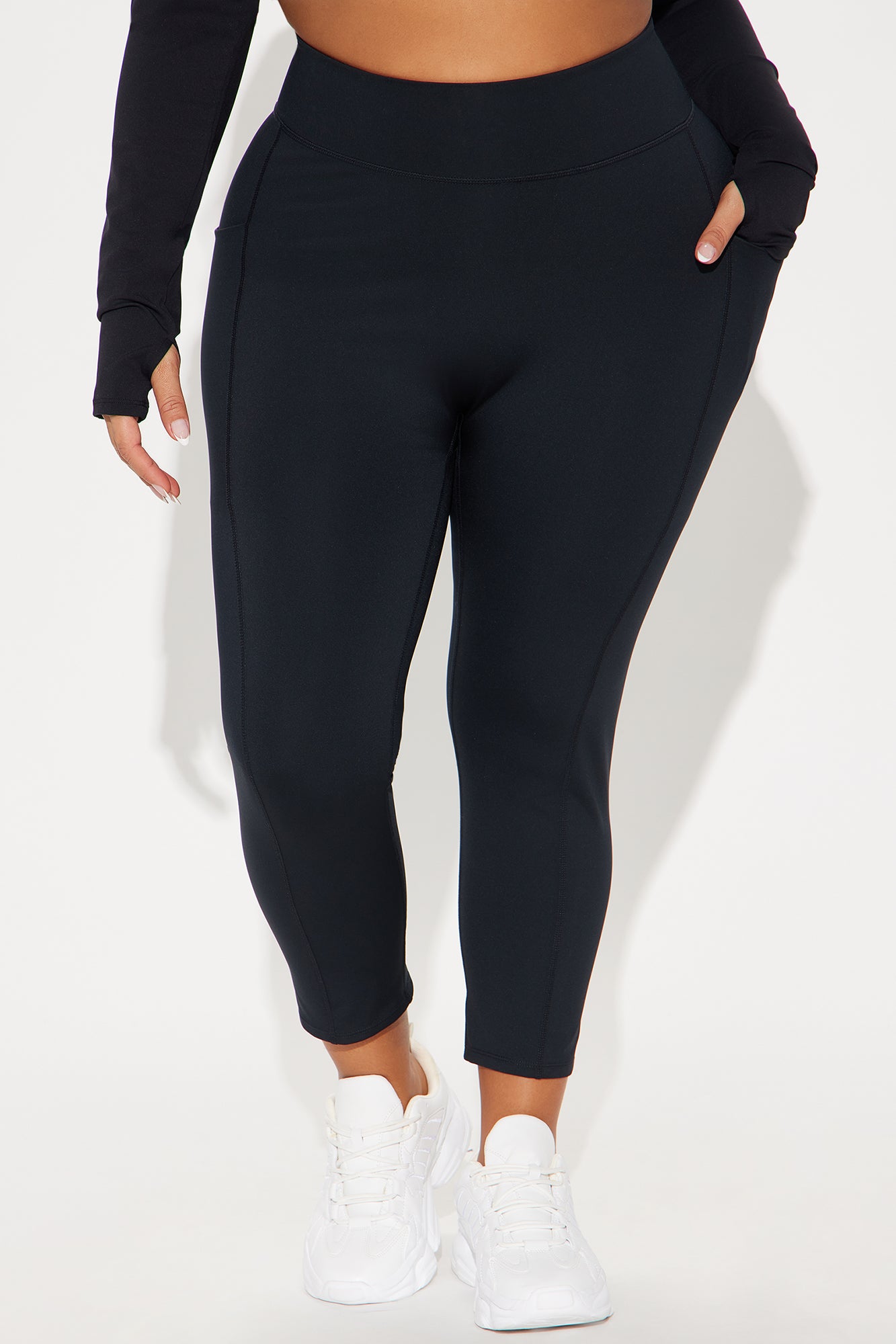 Warm Up Elevate Active Capri Legging - Black - Image 6